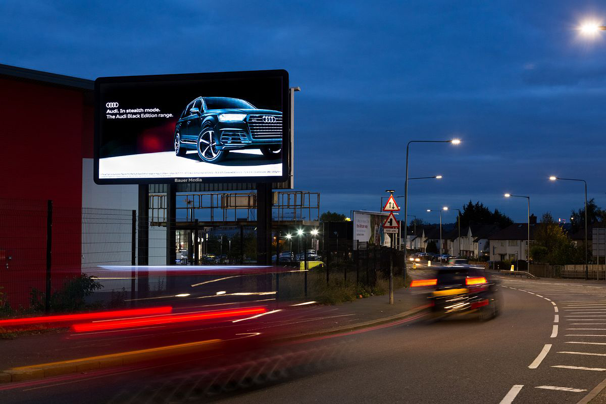 Audi Billboard Live campaign