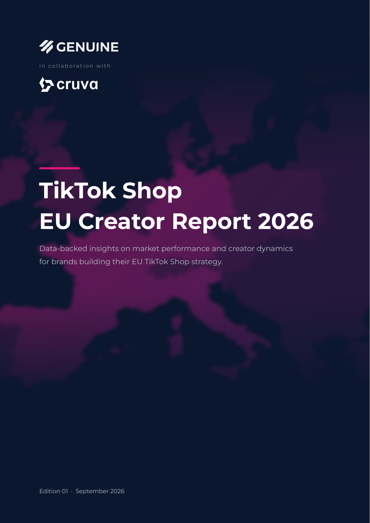 TikTok Shop EU Creator Report 2026, report cover