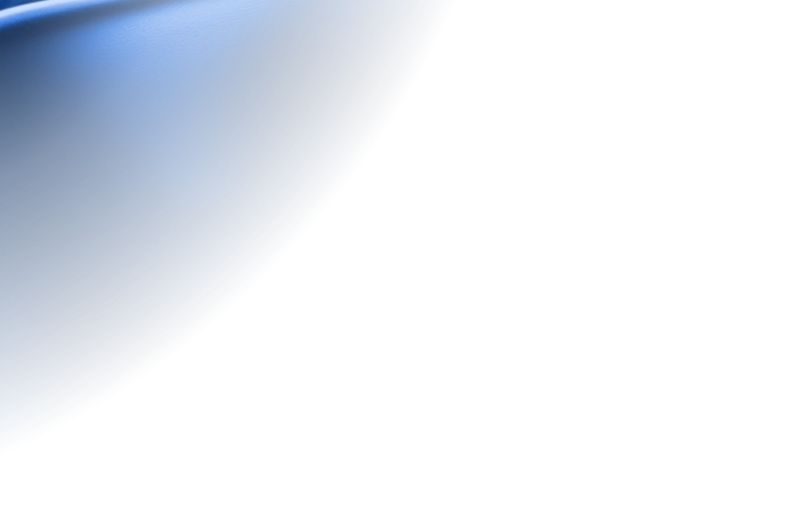 Dark image showing a faint, curved blue light near the top left corner against a black background.