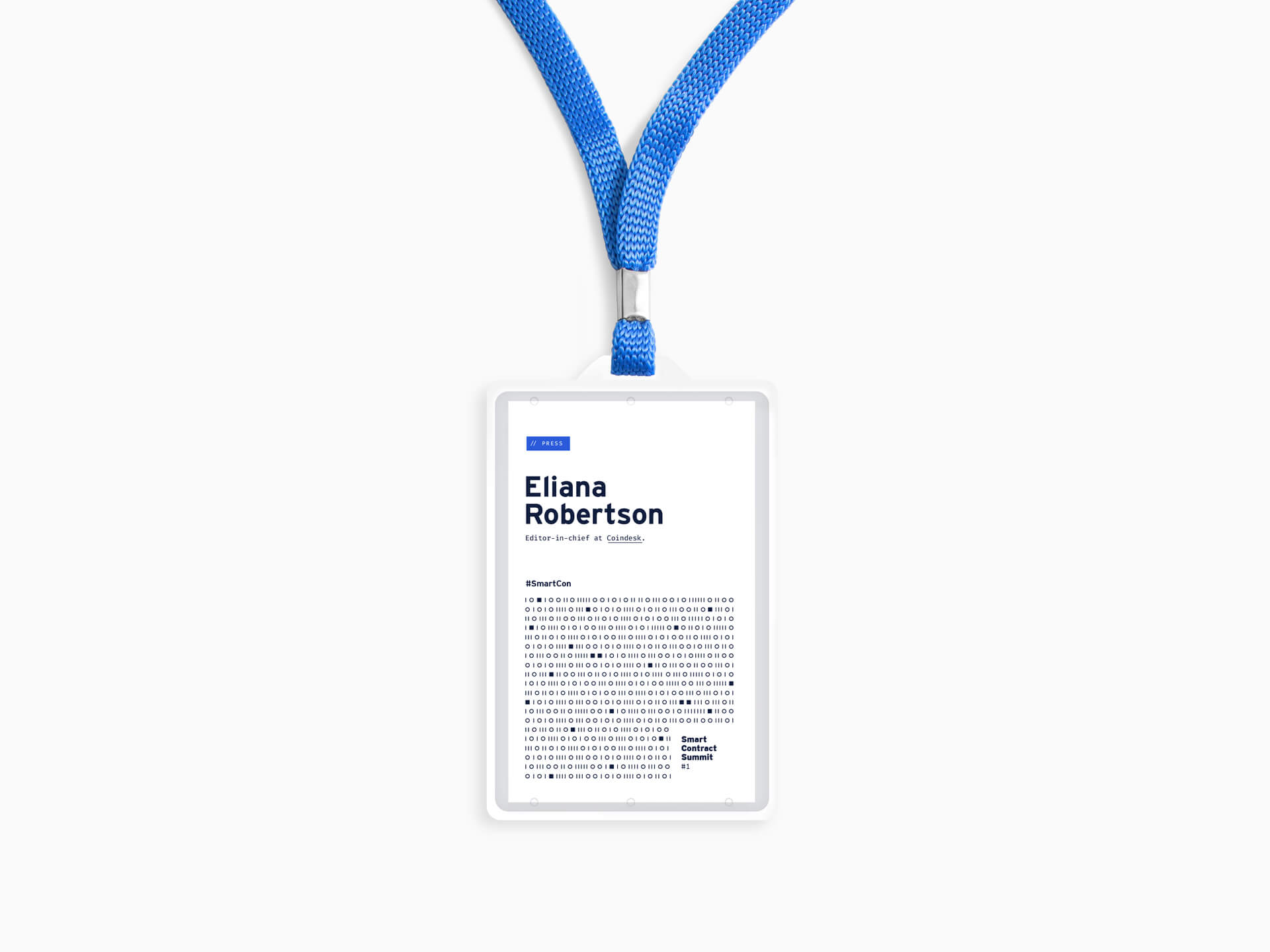 SmartCon 2020, name tag