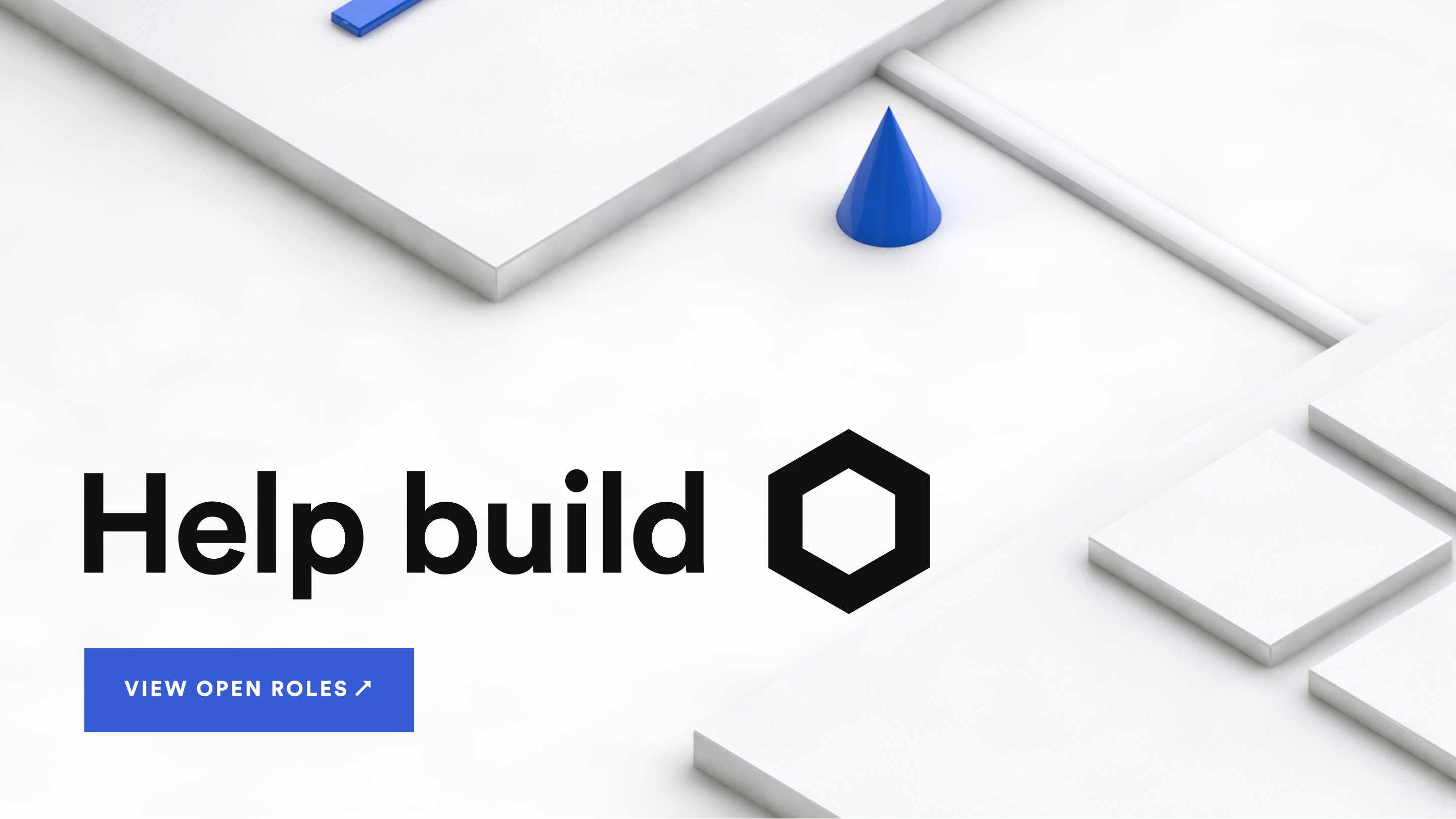 Chainlink Labs redesign, generic recruiting banner