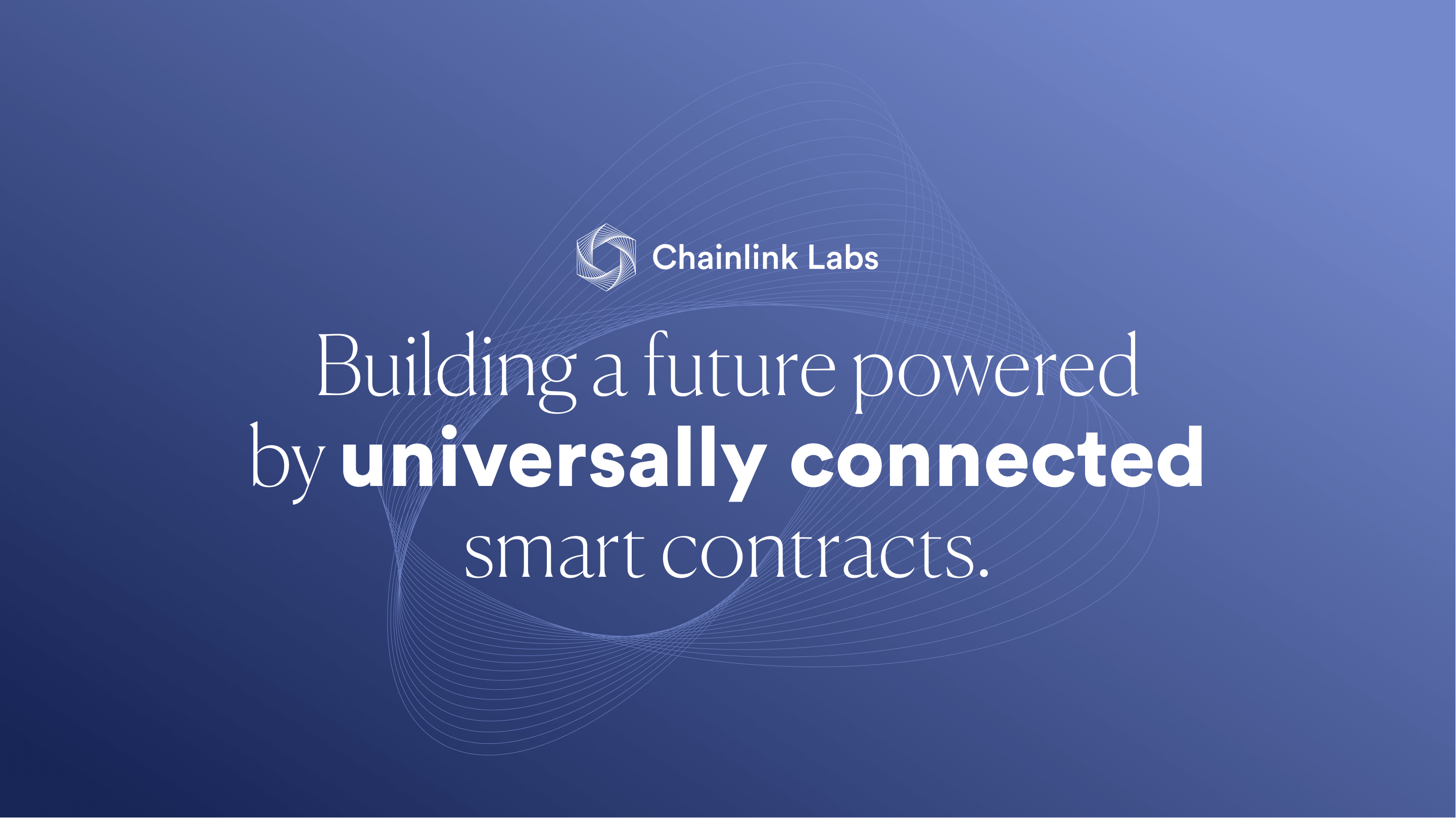 Chainlink Labs redesign, generic banner