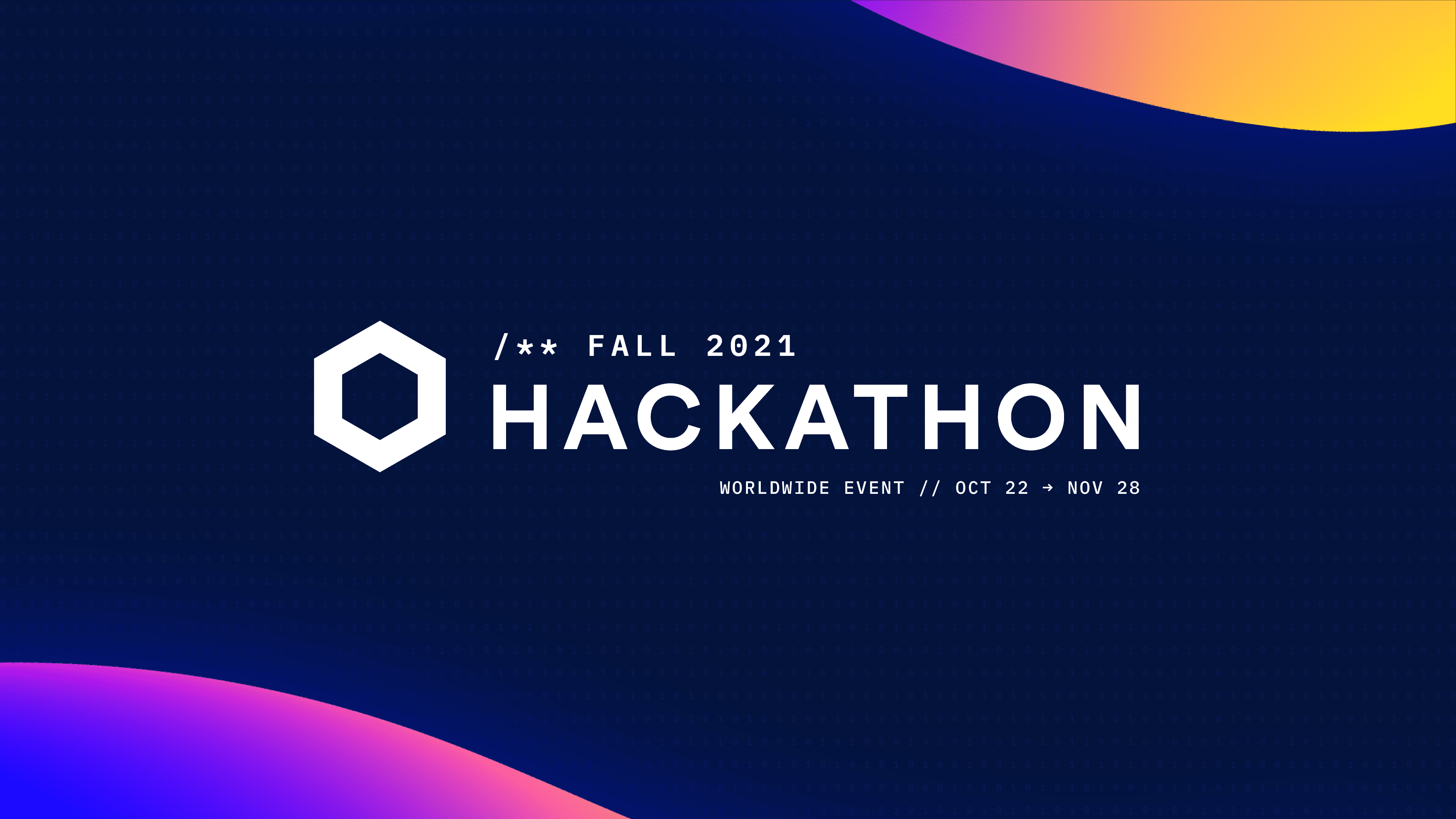 Chainlink Hackathon Fall 2021, generic banner