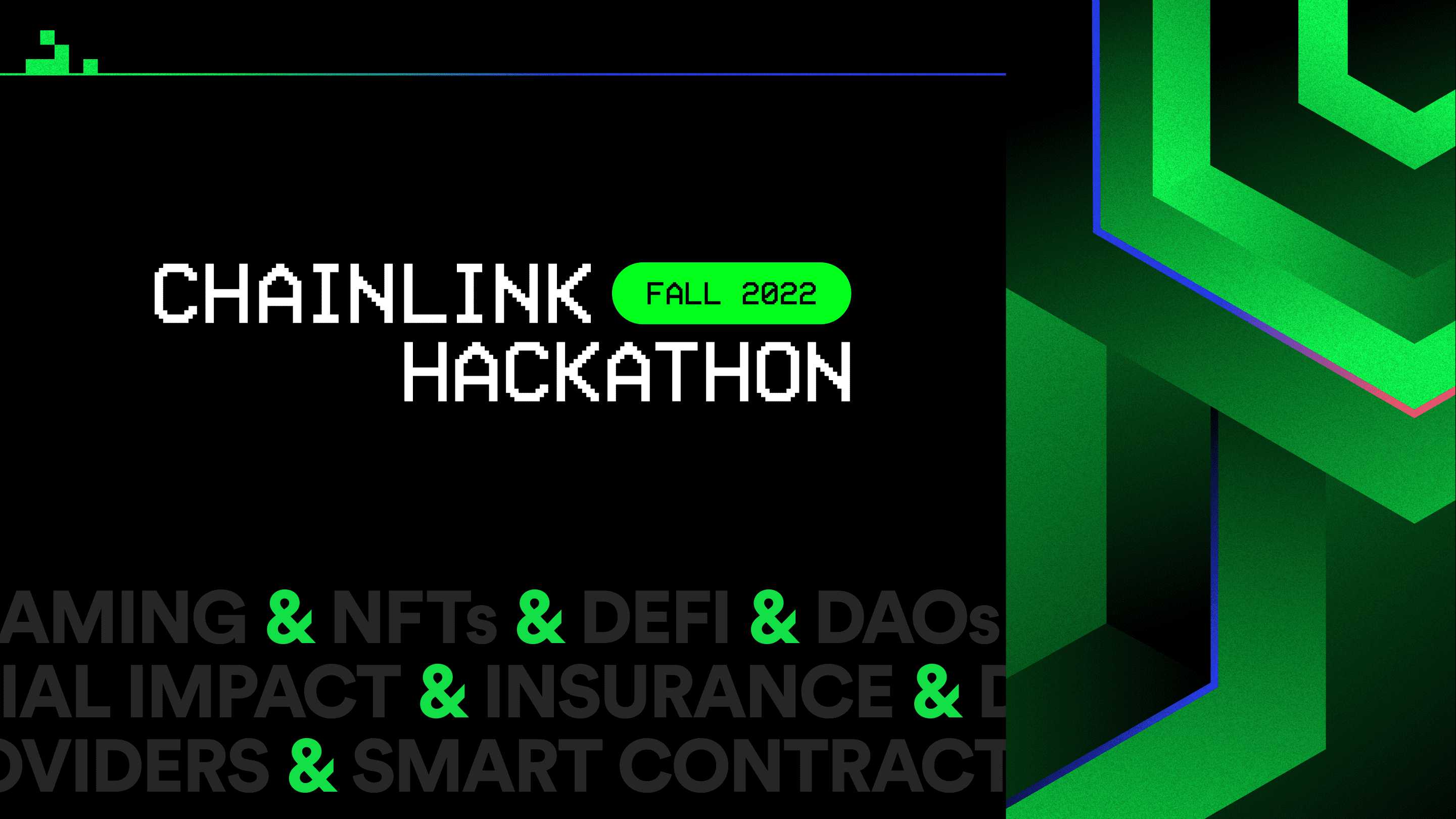 Chainlink Hackathon Fall 2022, generic banner