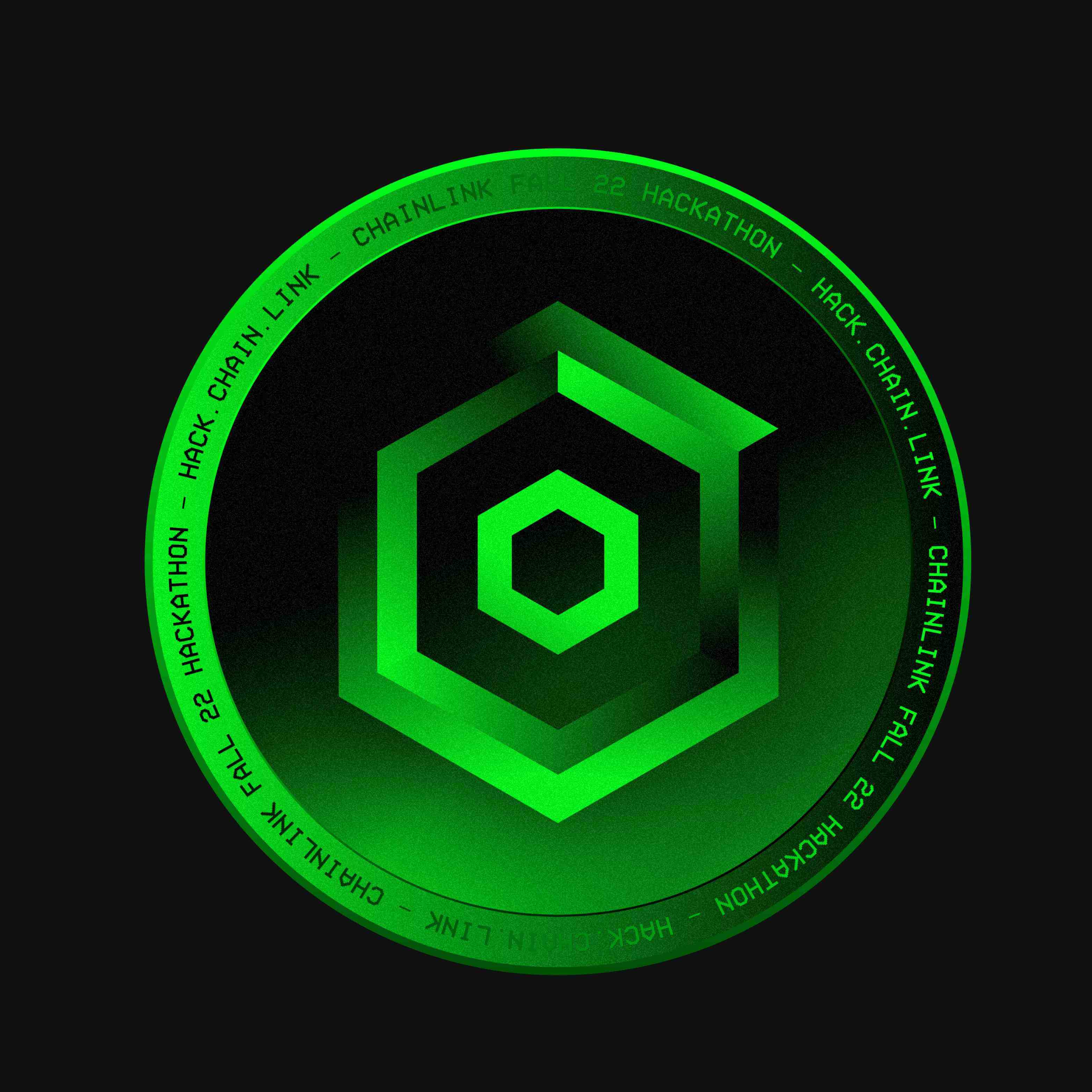 Chainlink Hackathon Fall 2022, poap design without logo