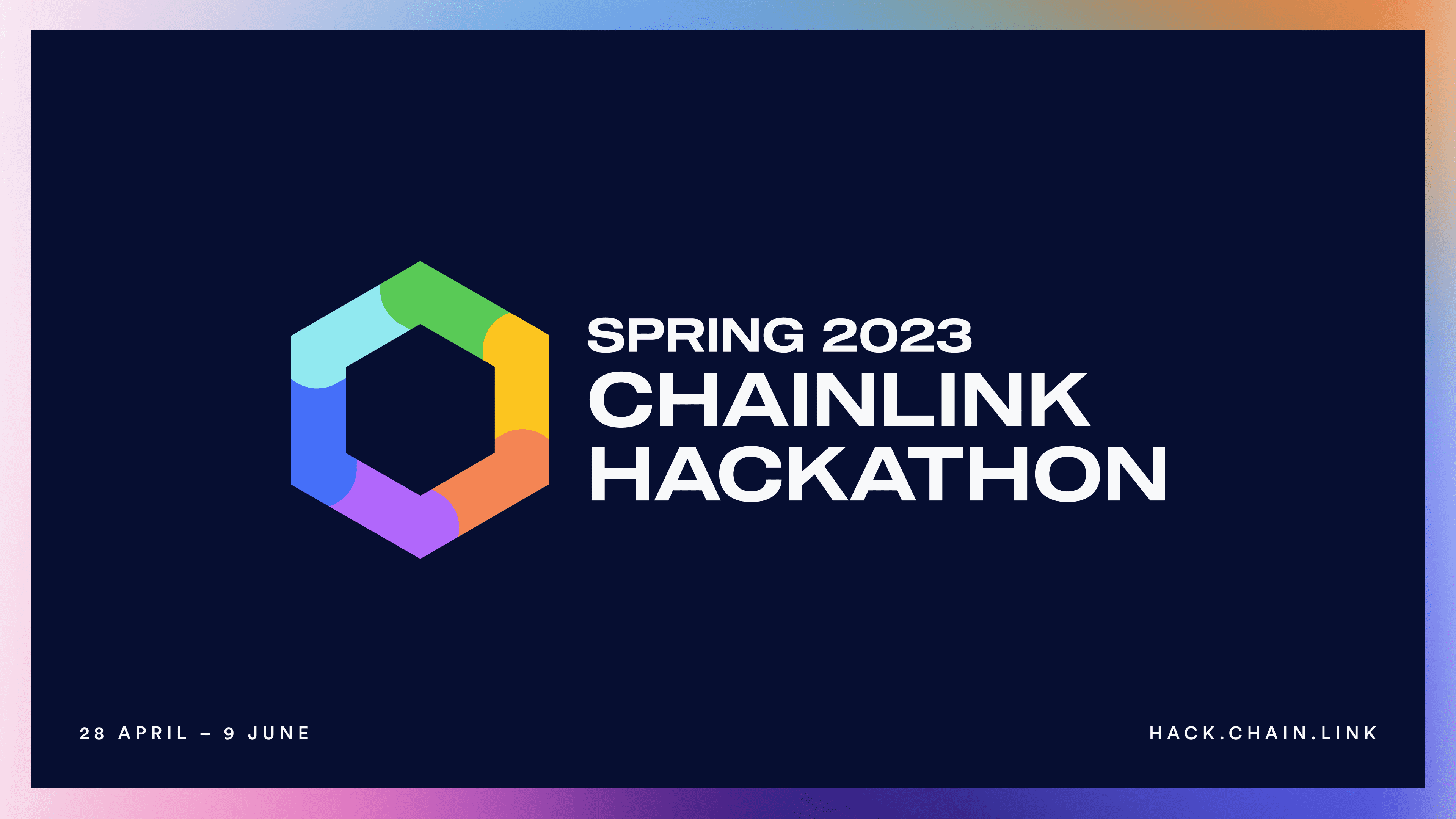 Chainlink Hackathon Spring 2023, generic banner