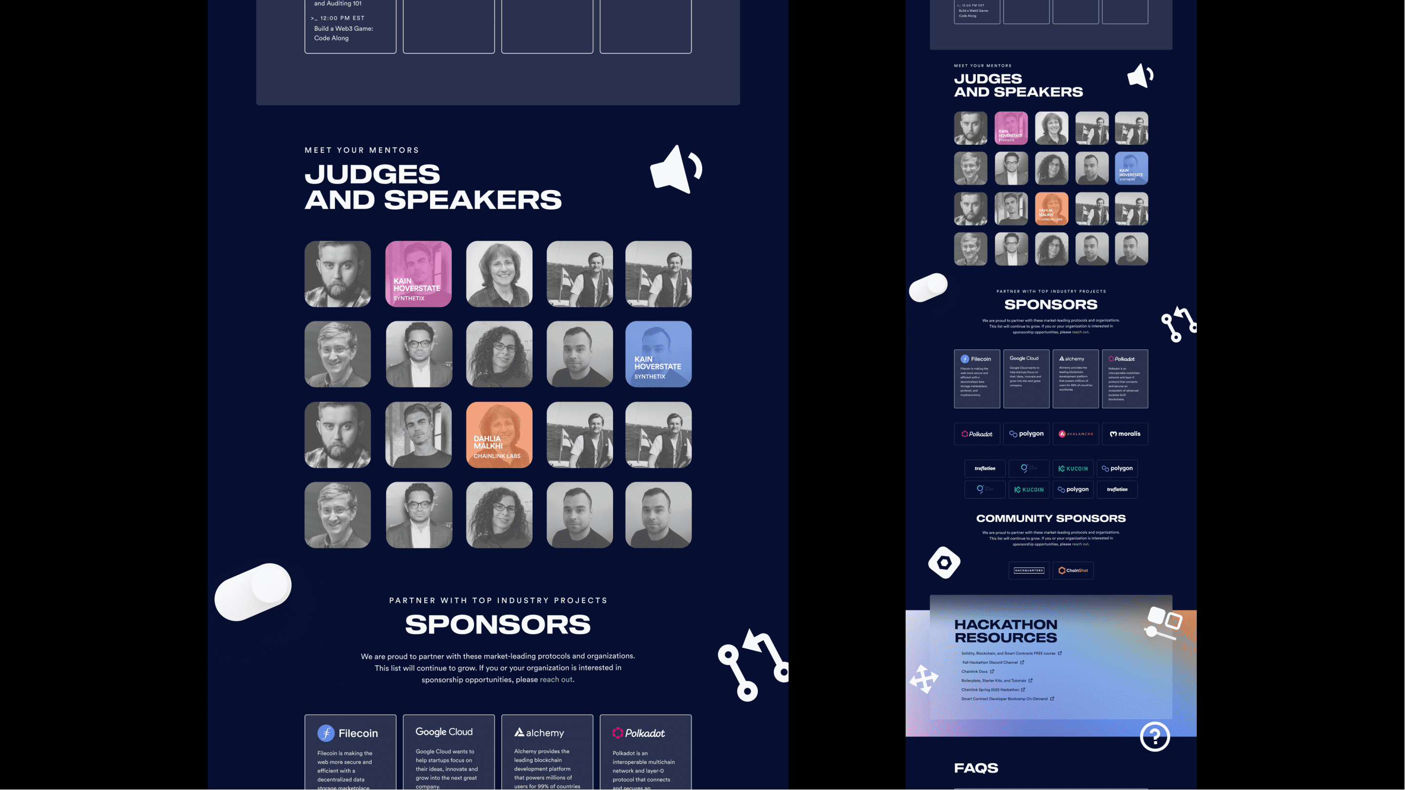 Chainlink Hackathon Spring 2023, speakers and resources