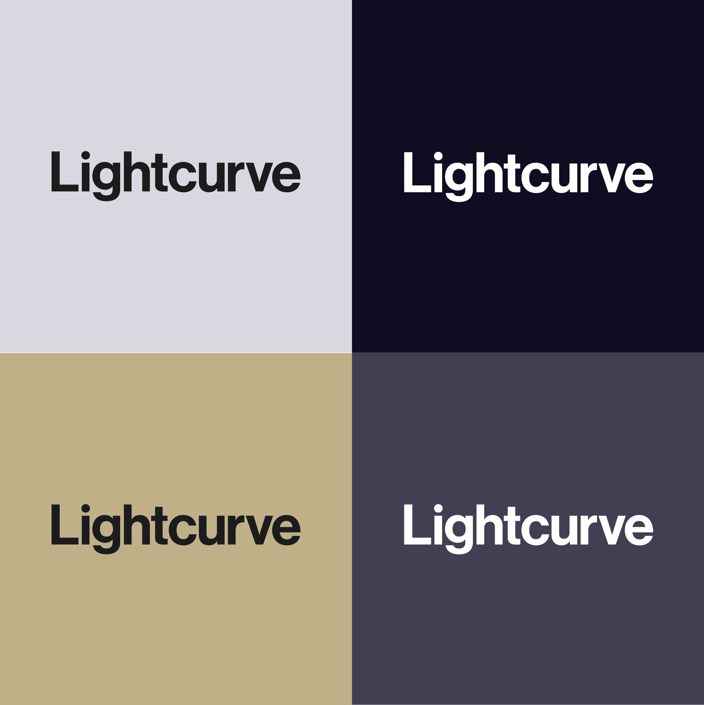 Lightcurve, color usage on logo