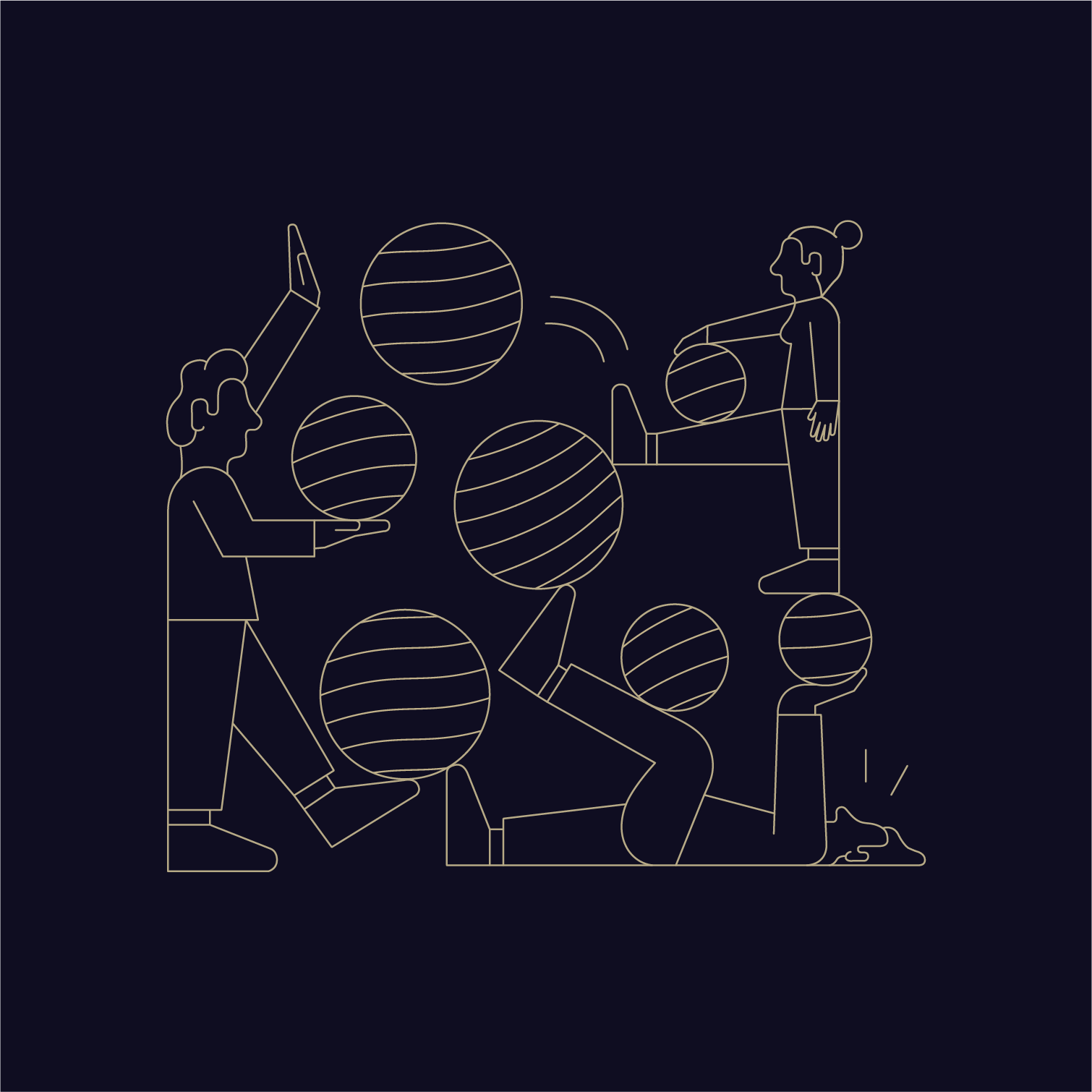 Lightcurve, illustration about having fun