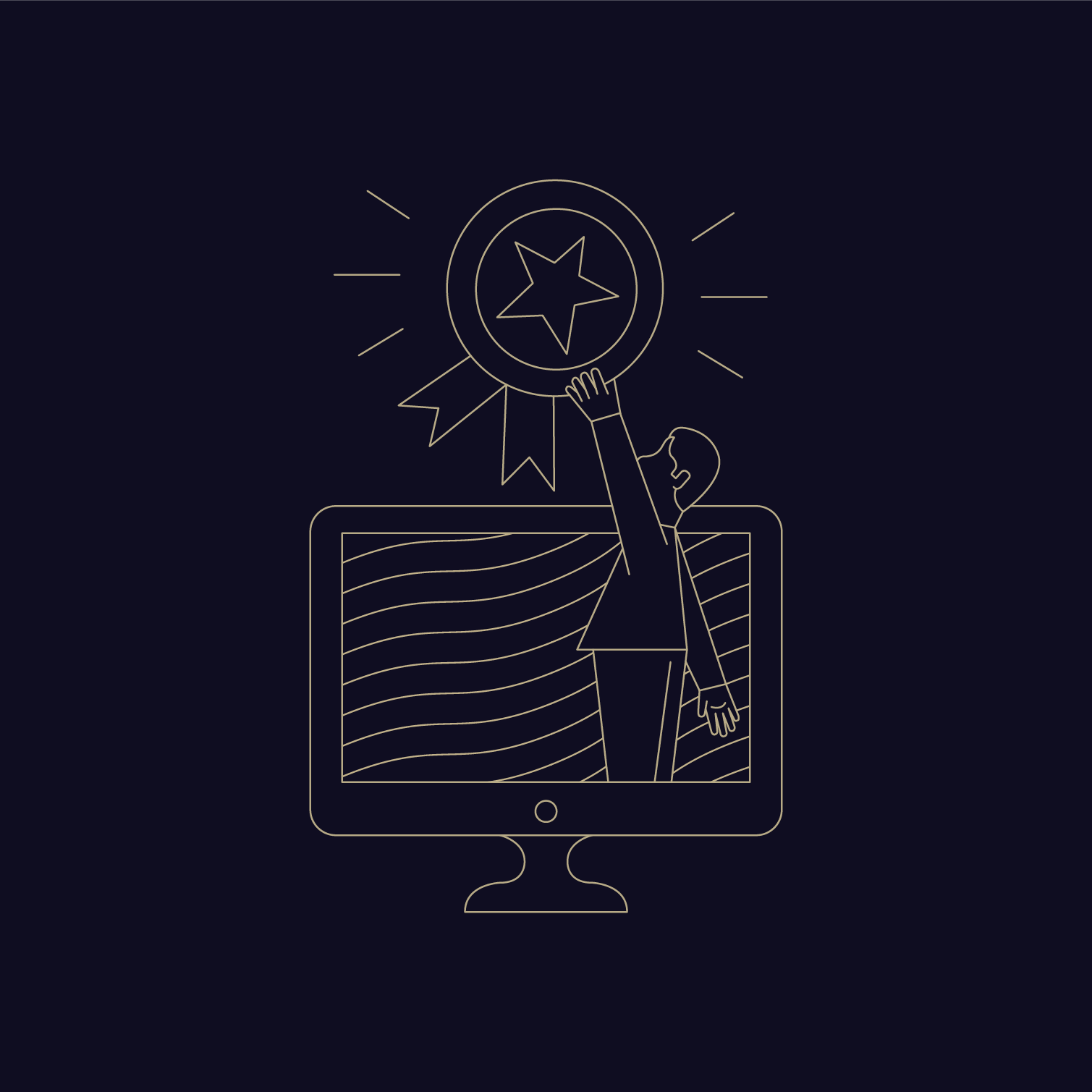 Lightcurve, illustration about making a difference