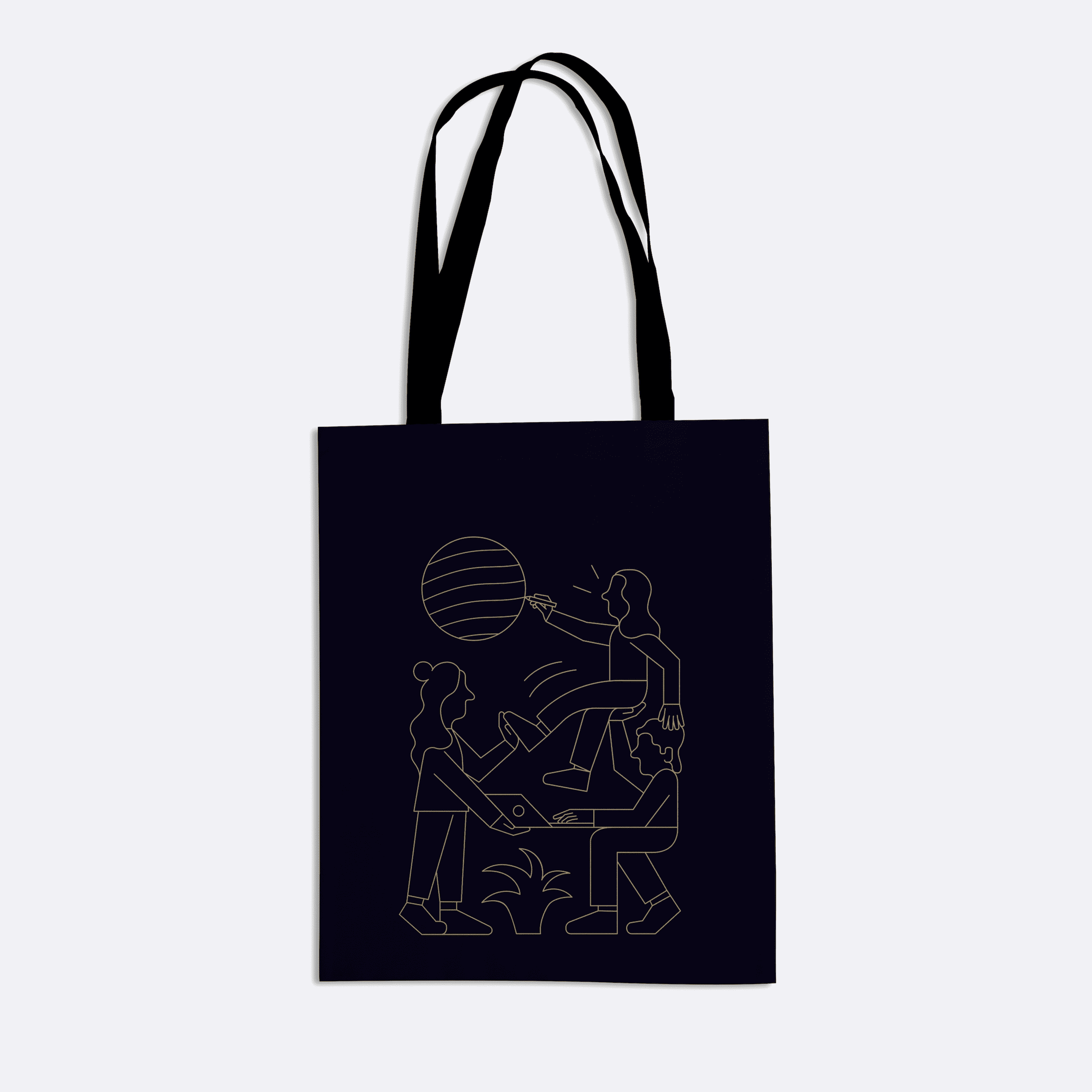 Lightcurve, totebag design