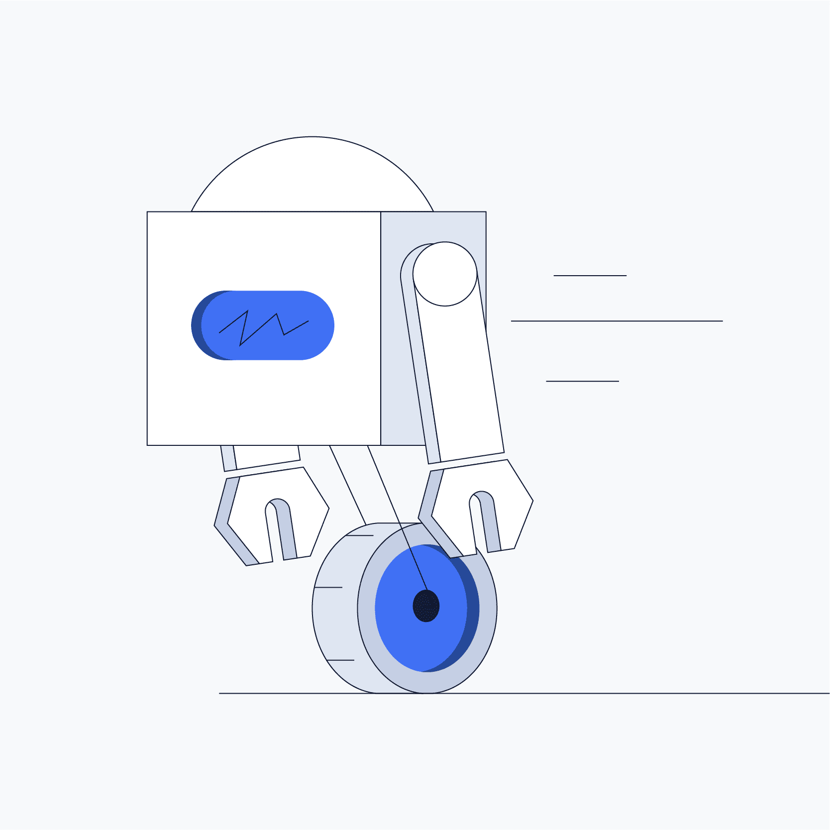 Lisk redesign, illustration about a robot