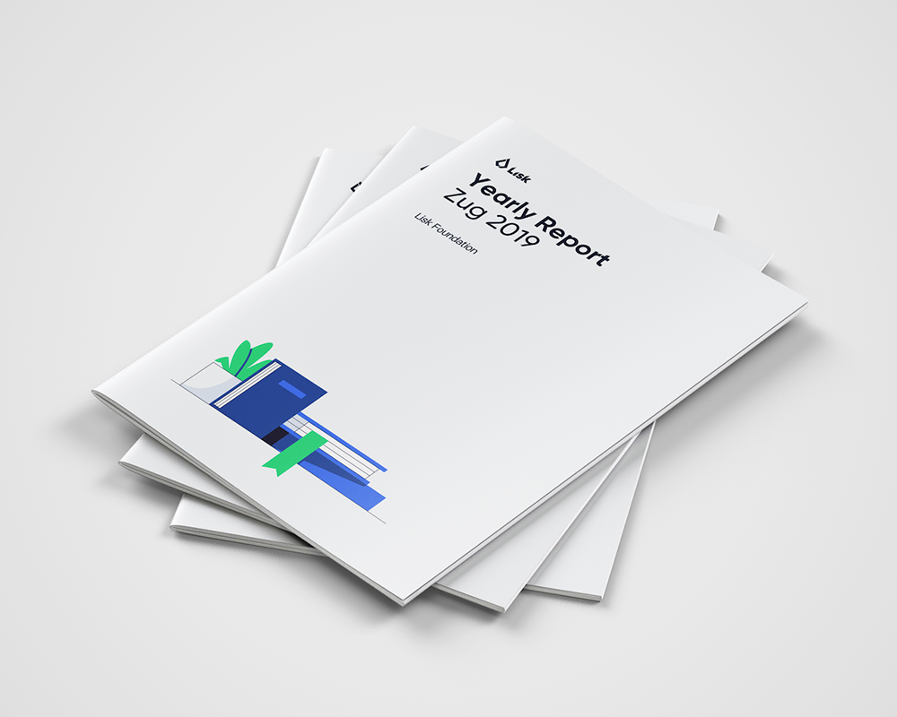 Lisk redesign, booklet mockup