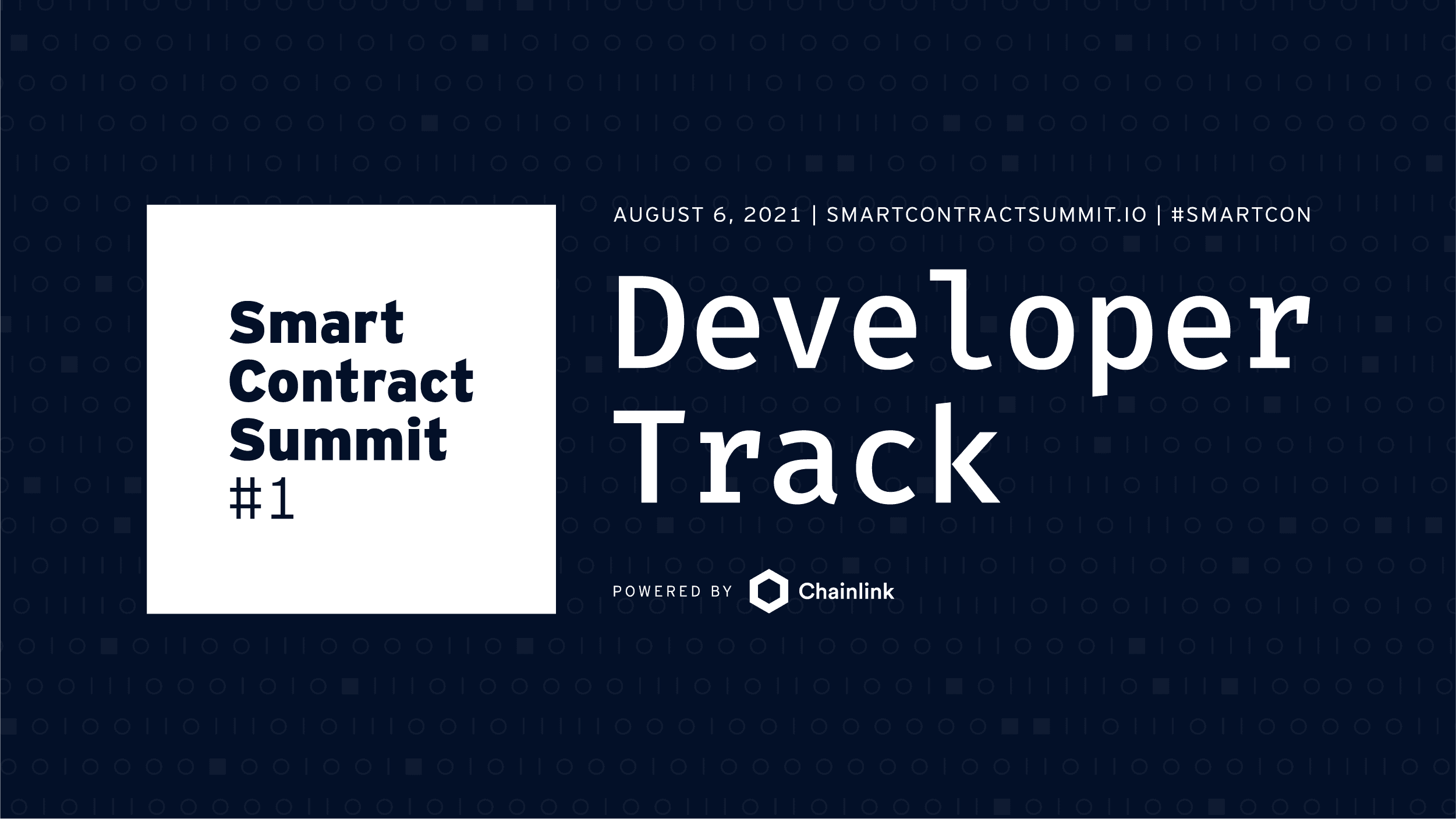 SmartCon 2021, developer track banner