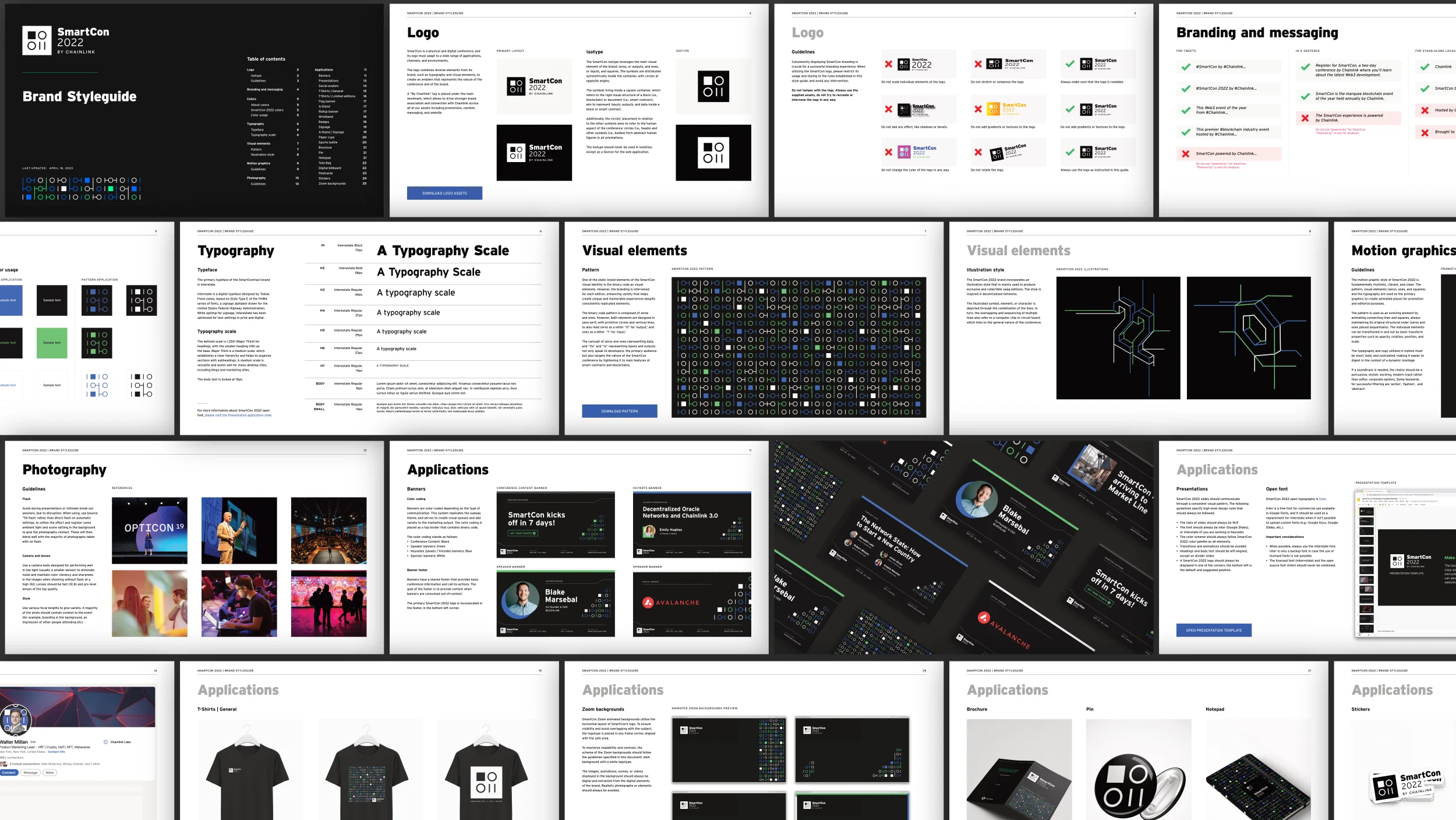 SmartCon 2022, brand style guide mockup