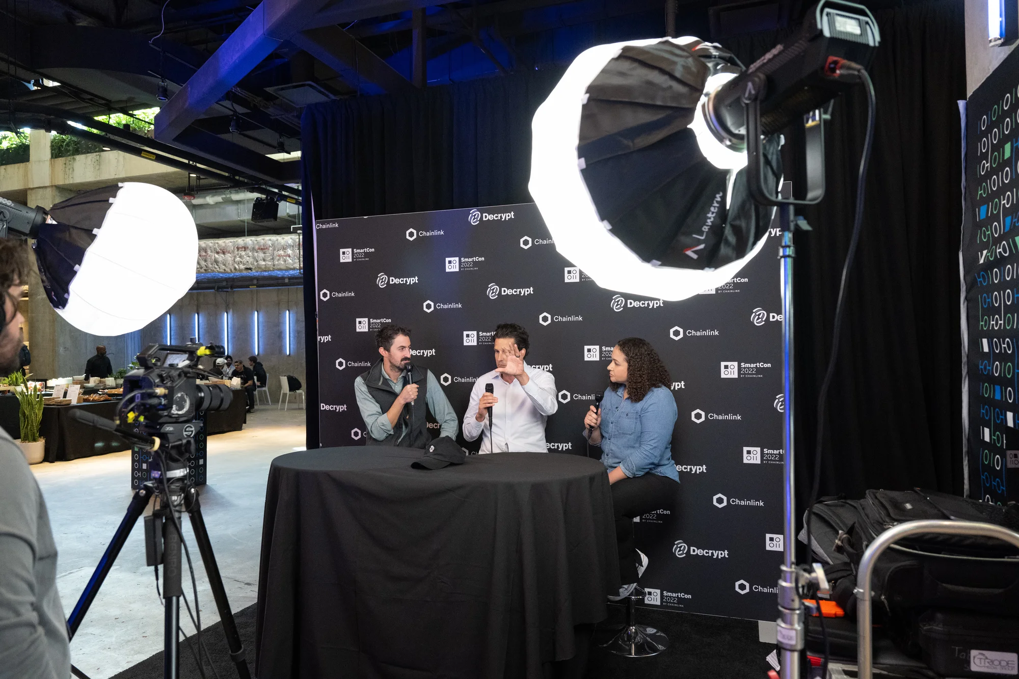 SmartCon 2022, photo of the decrypt booth
