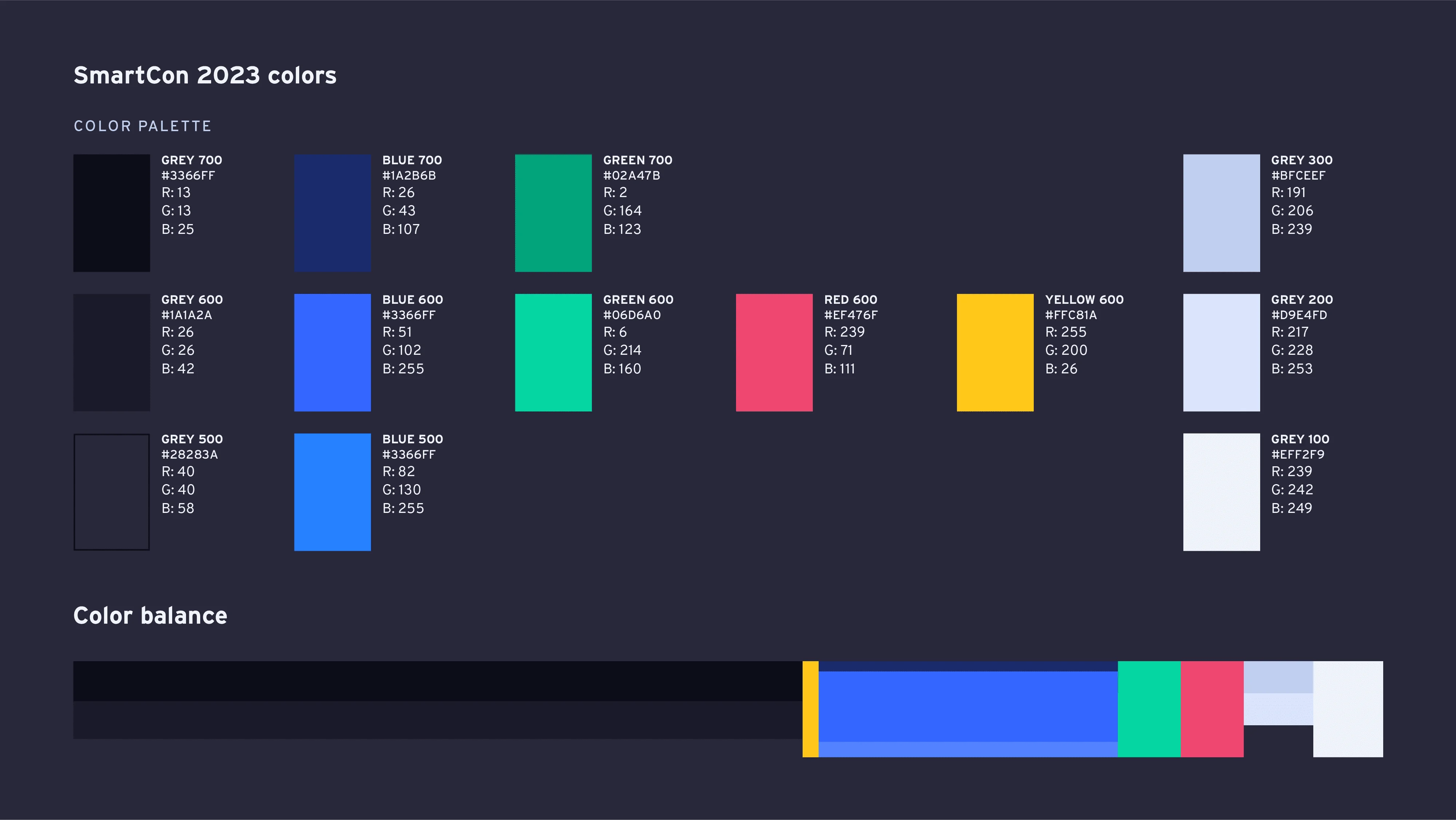 SmartCon 2023, colors