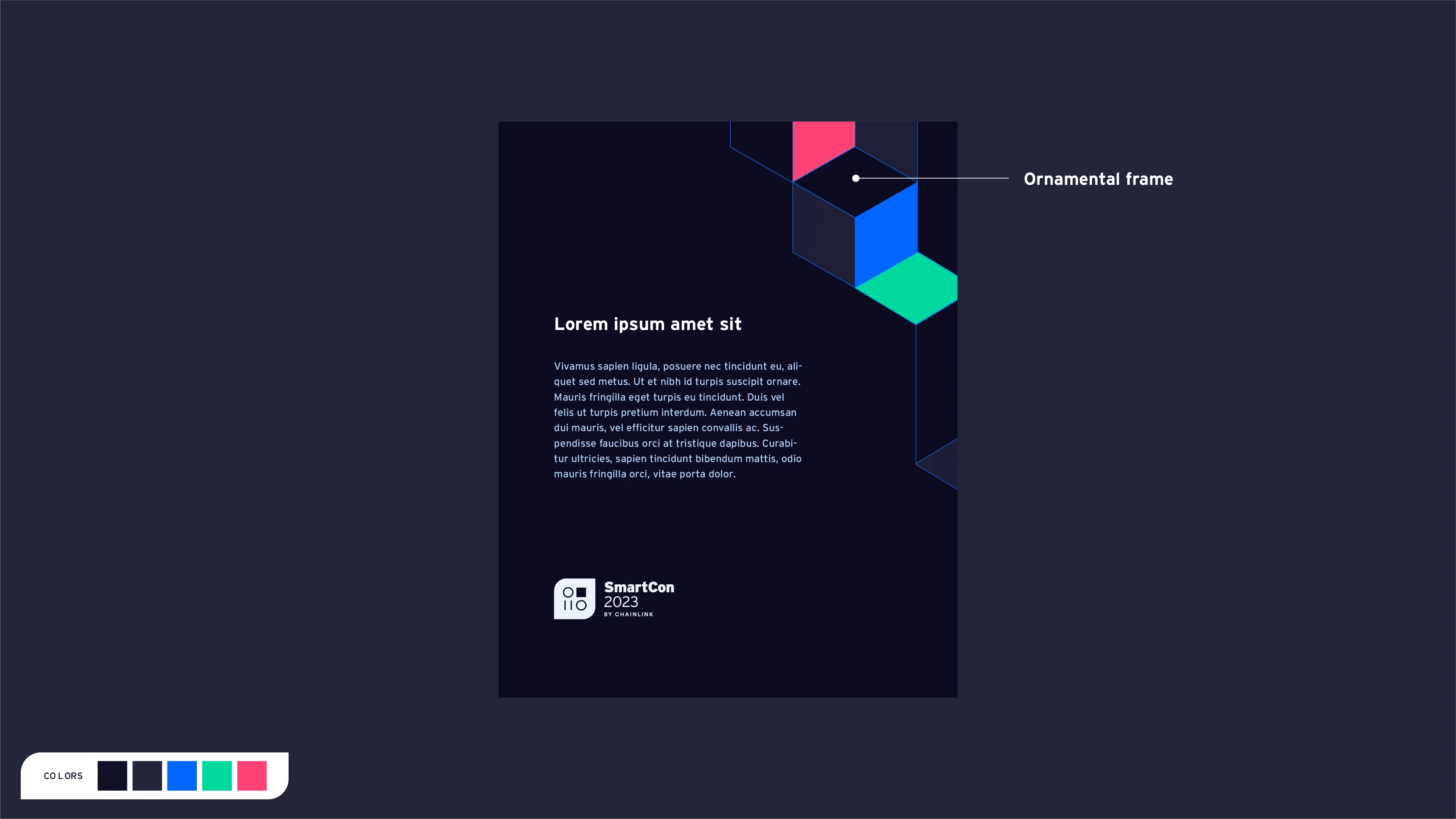 SmartCon 2023, ornamental frame