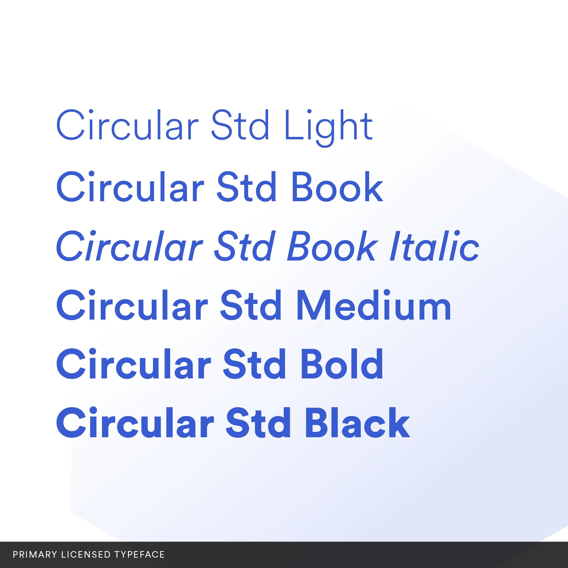 Chainlink brand, primary typeface