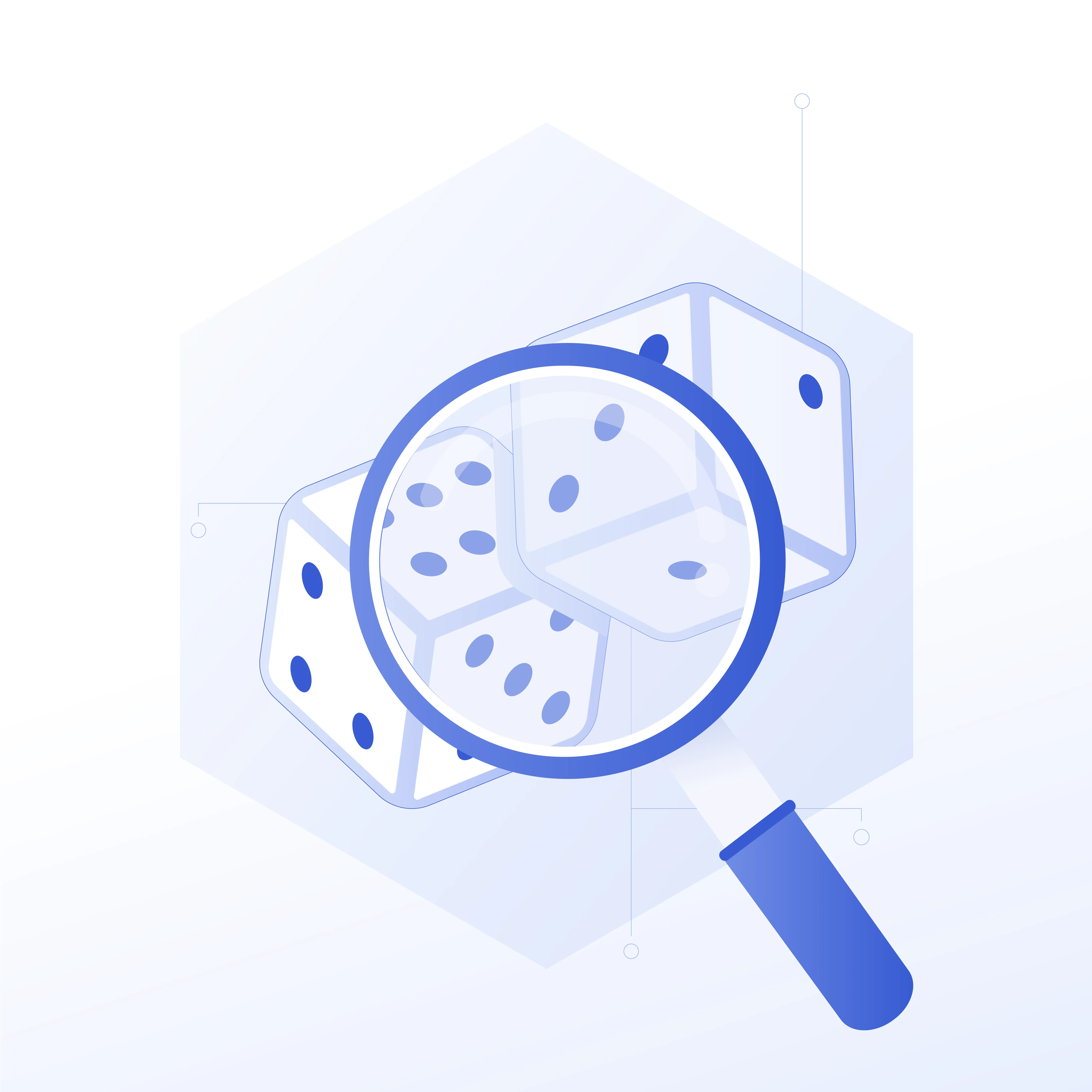 Chainlink brand, random selection illustration