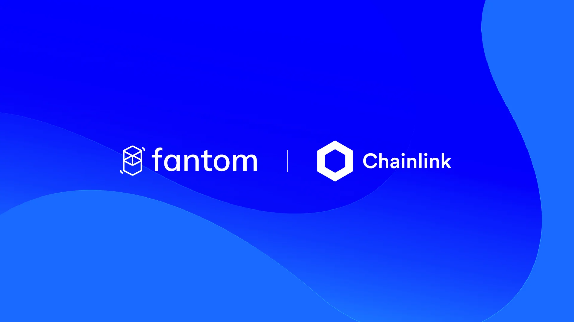 Chainlink brand, fantom announcement banner