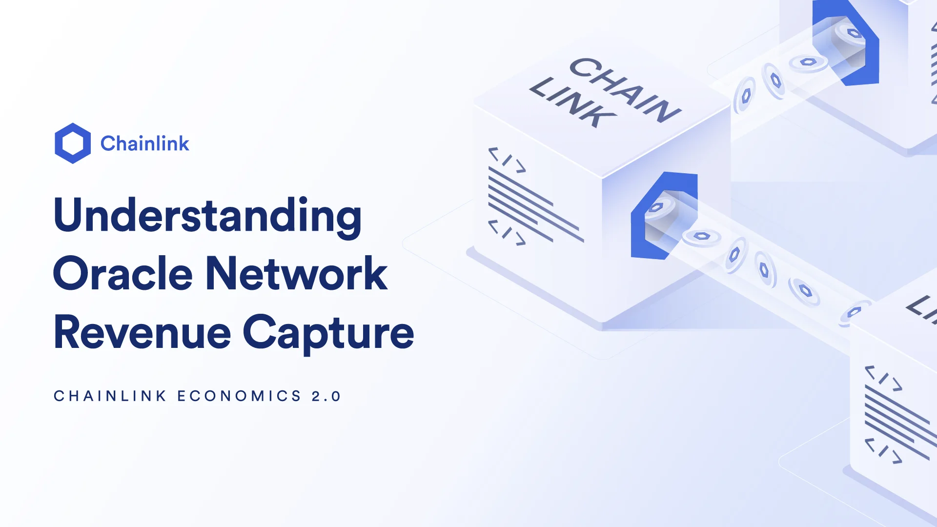 Chainlink brand, oracle revenue capture blog banner