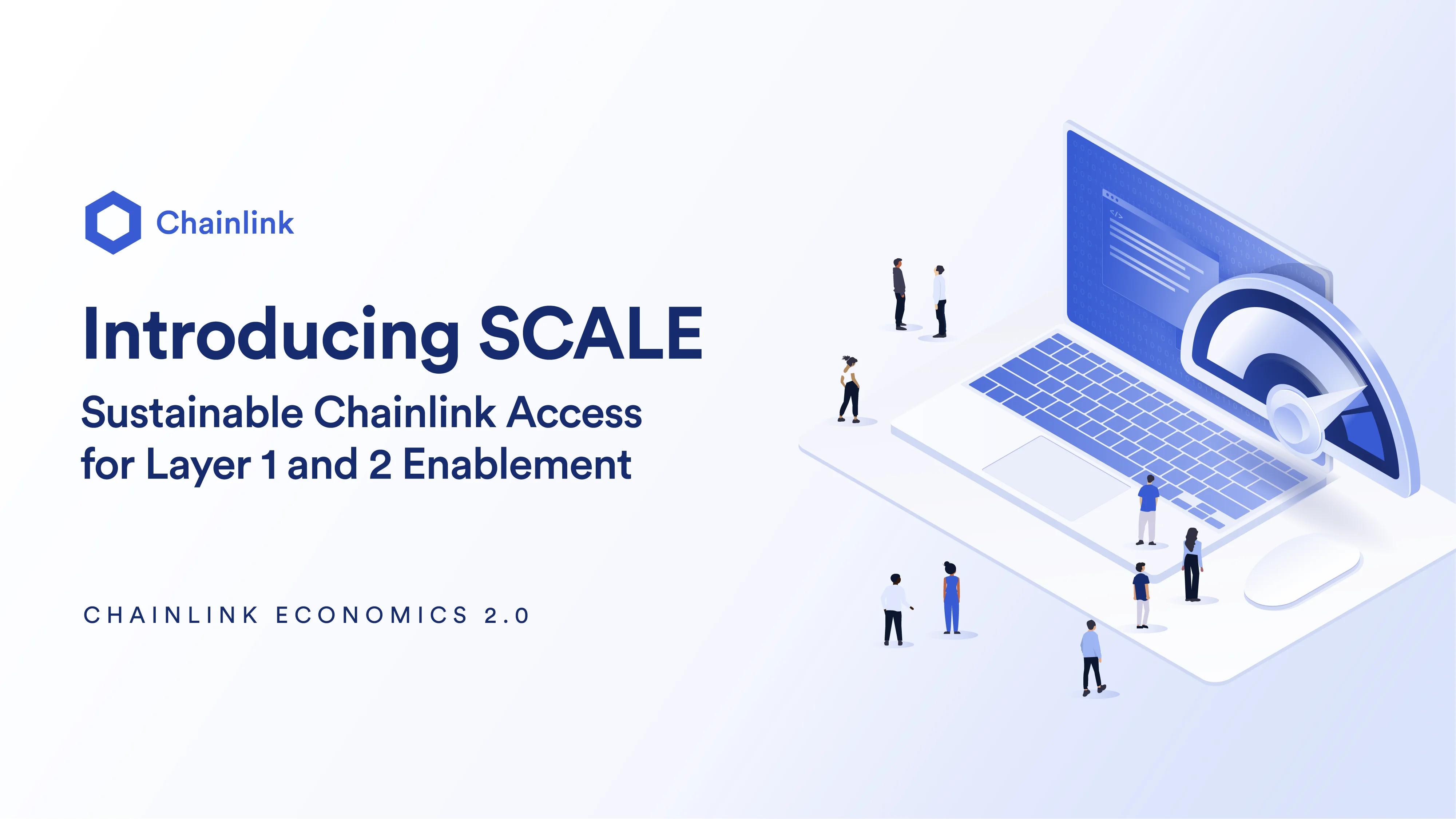 Chainlink brand, scale program blog banner