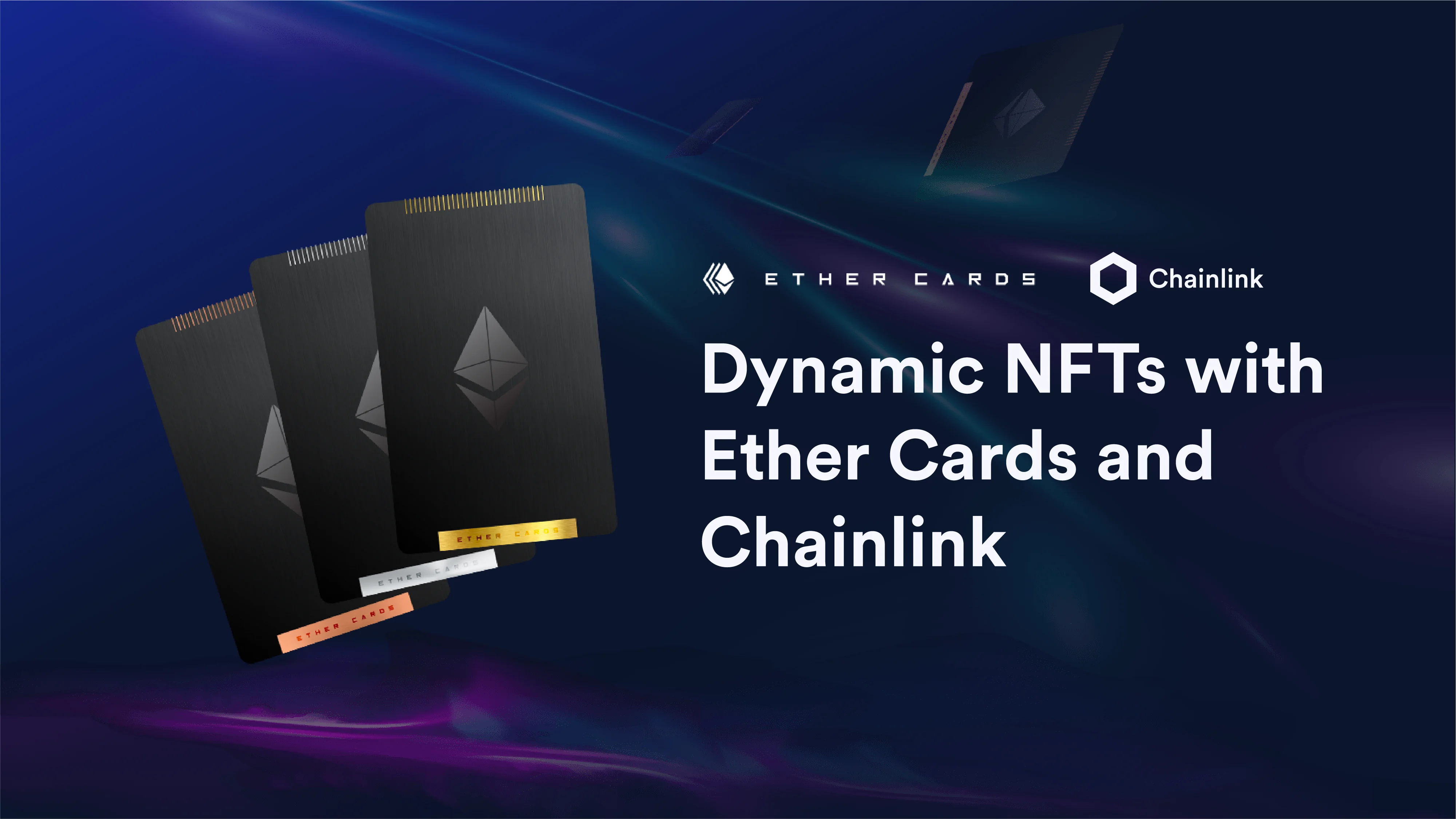 Chainlink brand, dynamic nfts blog banner