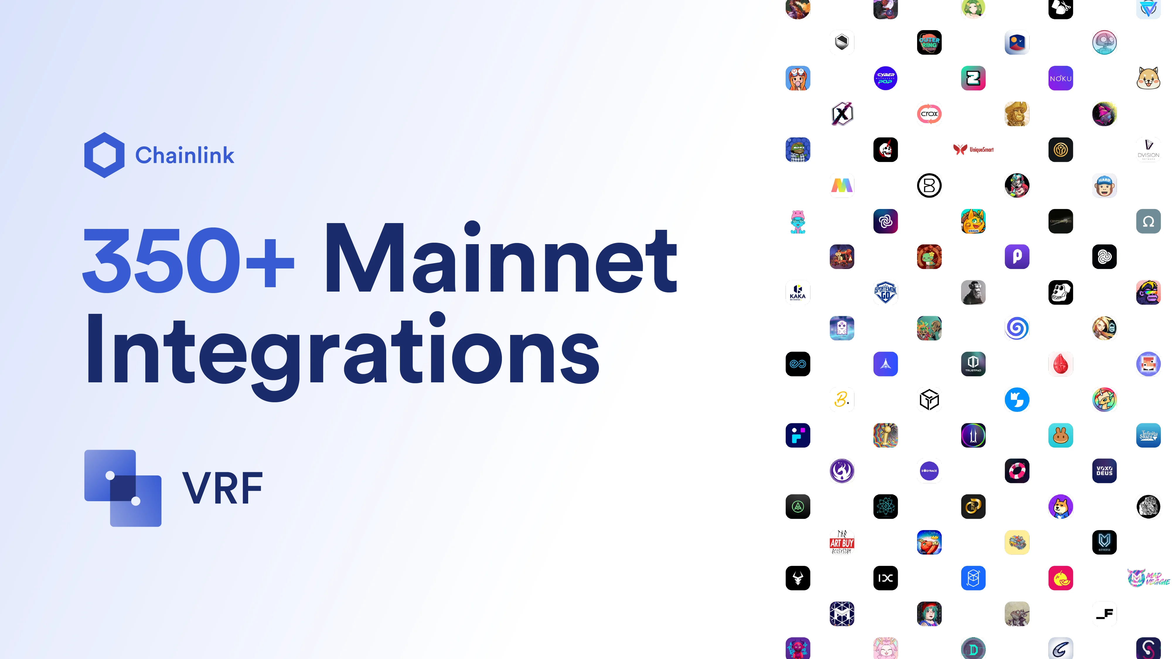 Chainlink brand, mainnet integrations blog banner