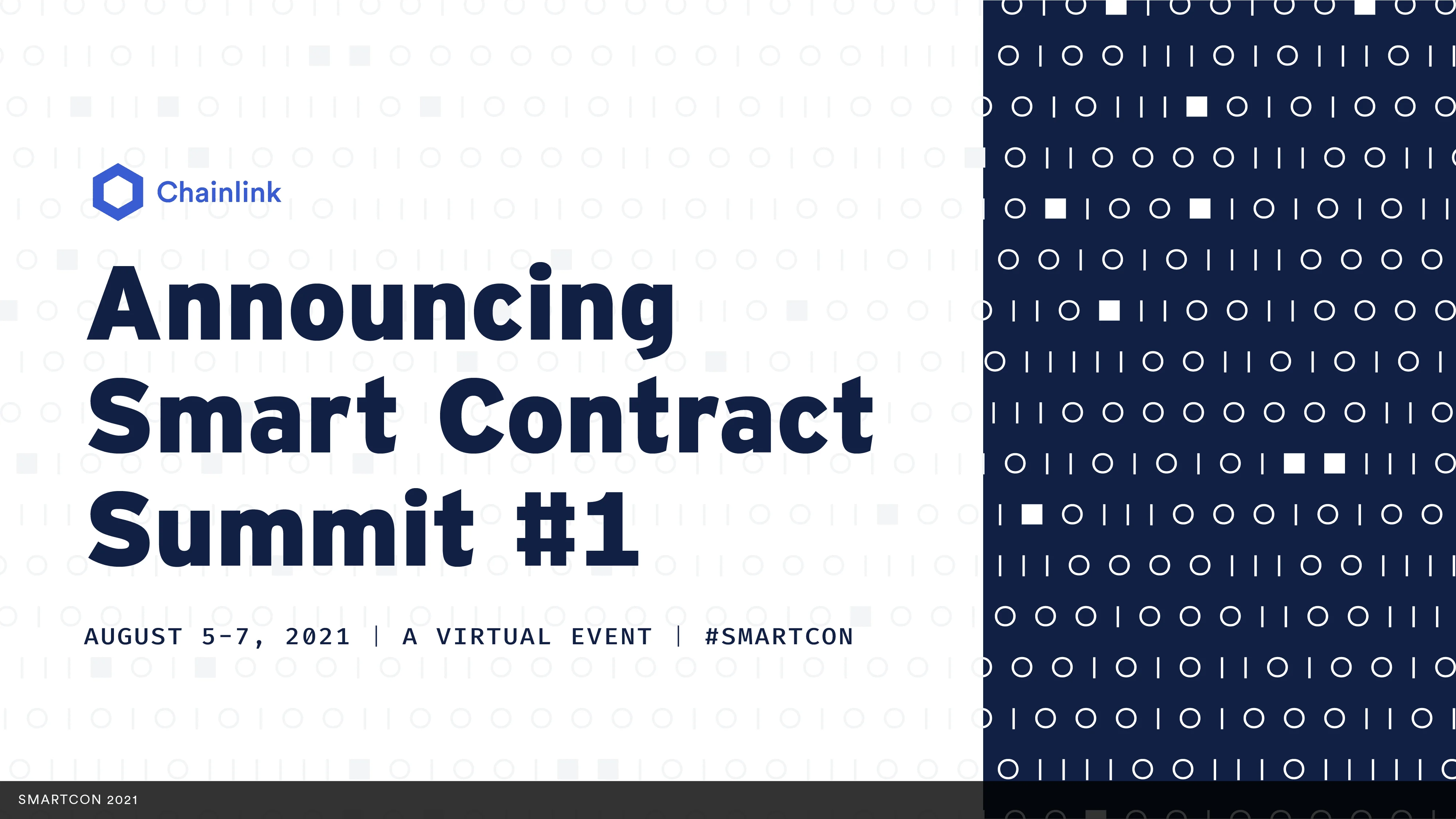 Chainlink brand, smartcon 2021 preview