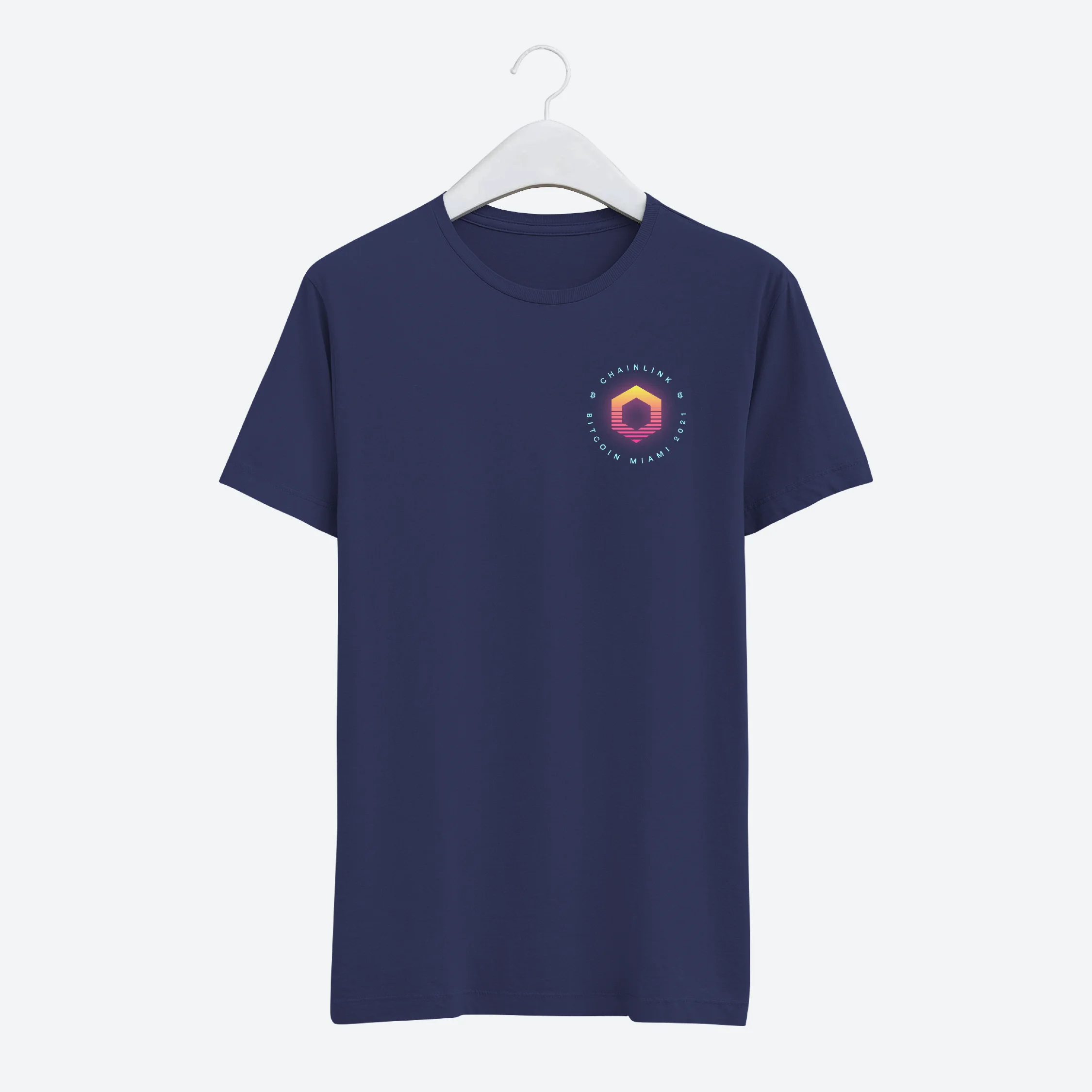 Chainlink brand, bitcoin miami t-shirt