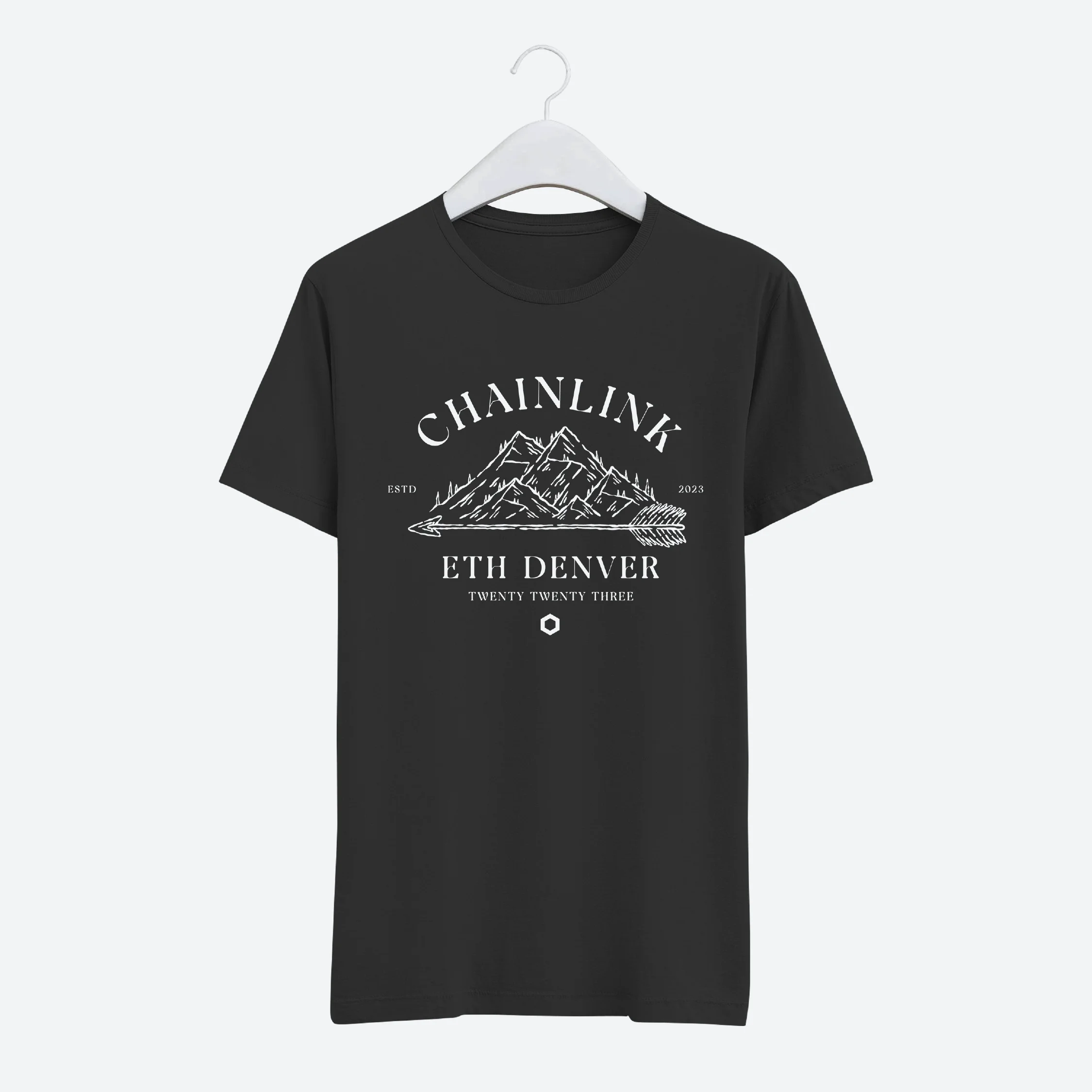 Chainlink brand, eth denver 2023 t-shirt