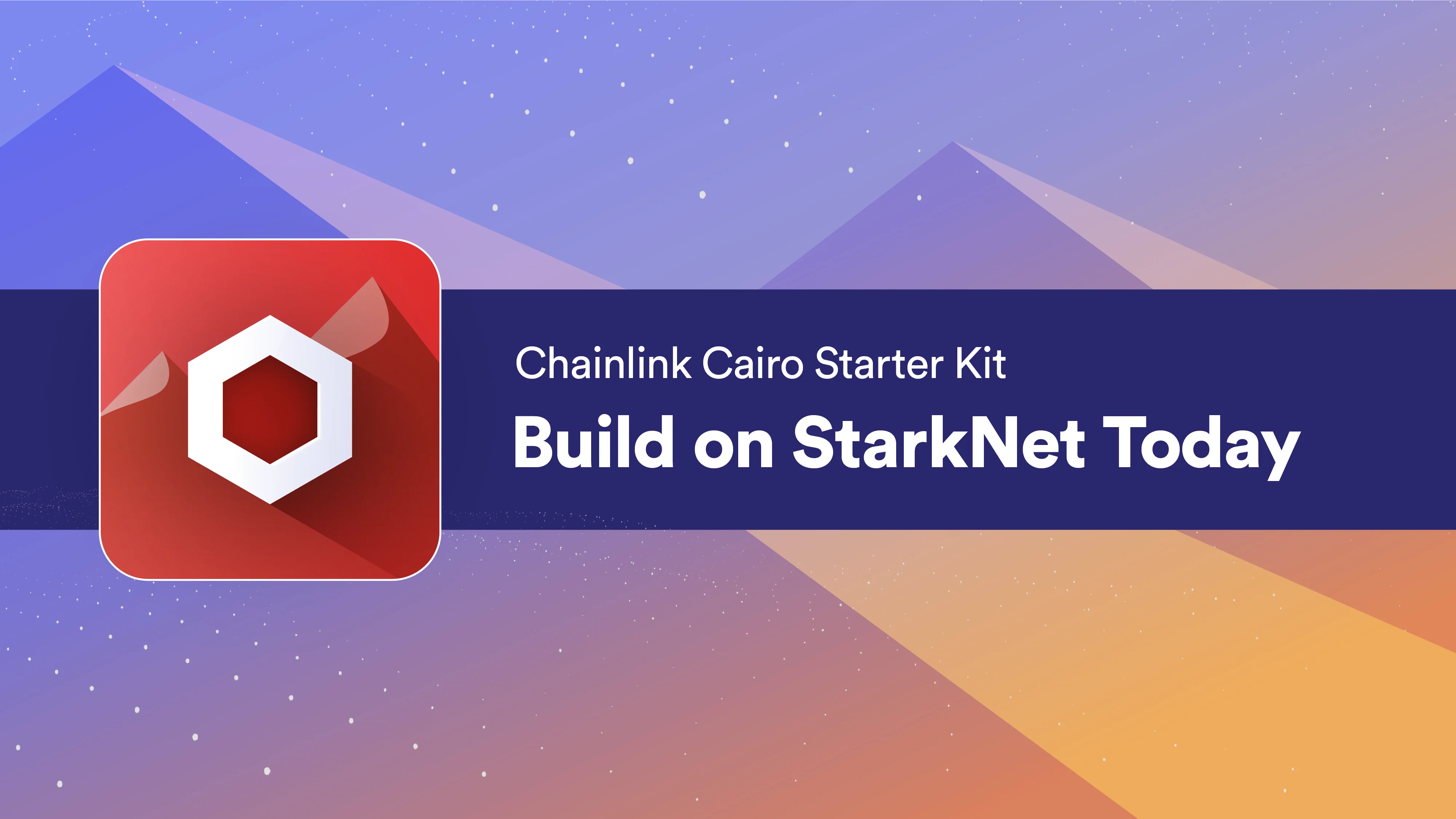 Chainlink brand, cairo starter kit promotional banner