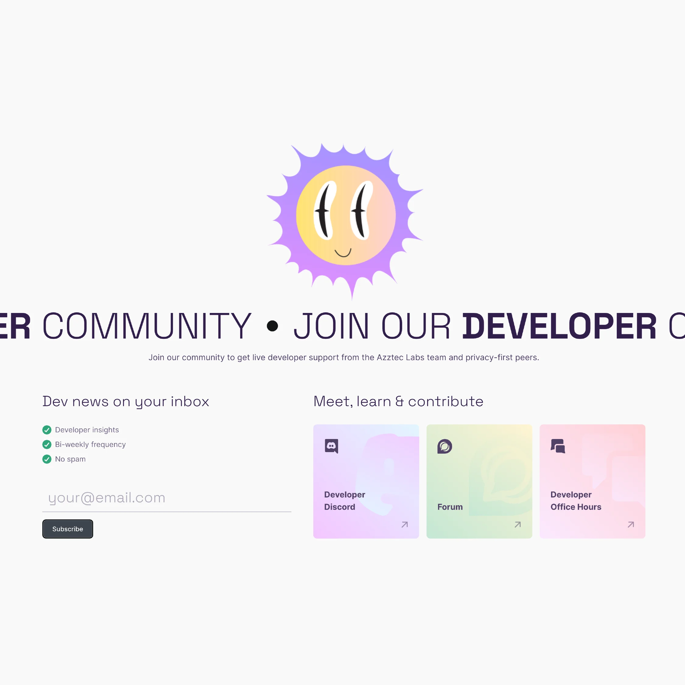 aztec website preview