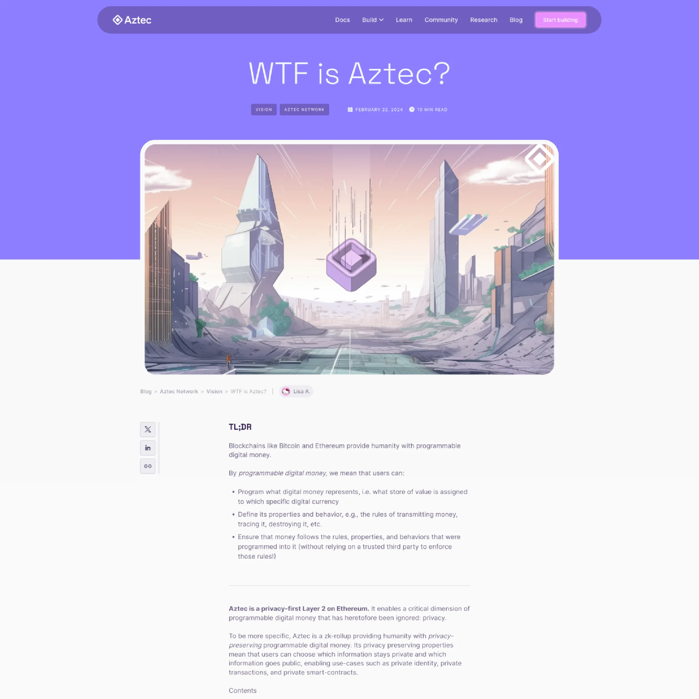 aztec blog post preview