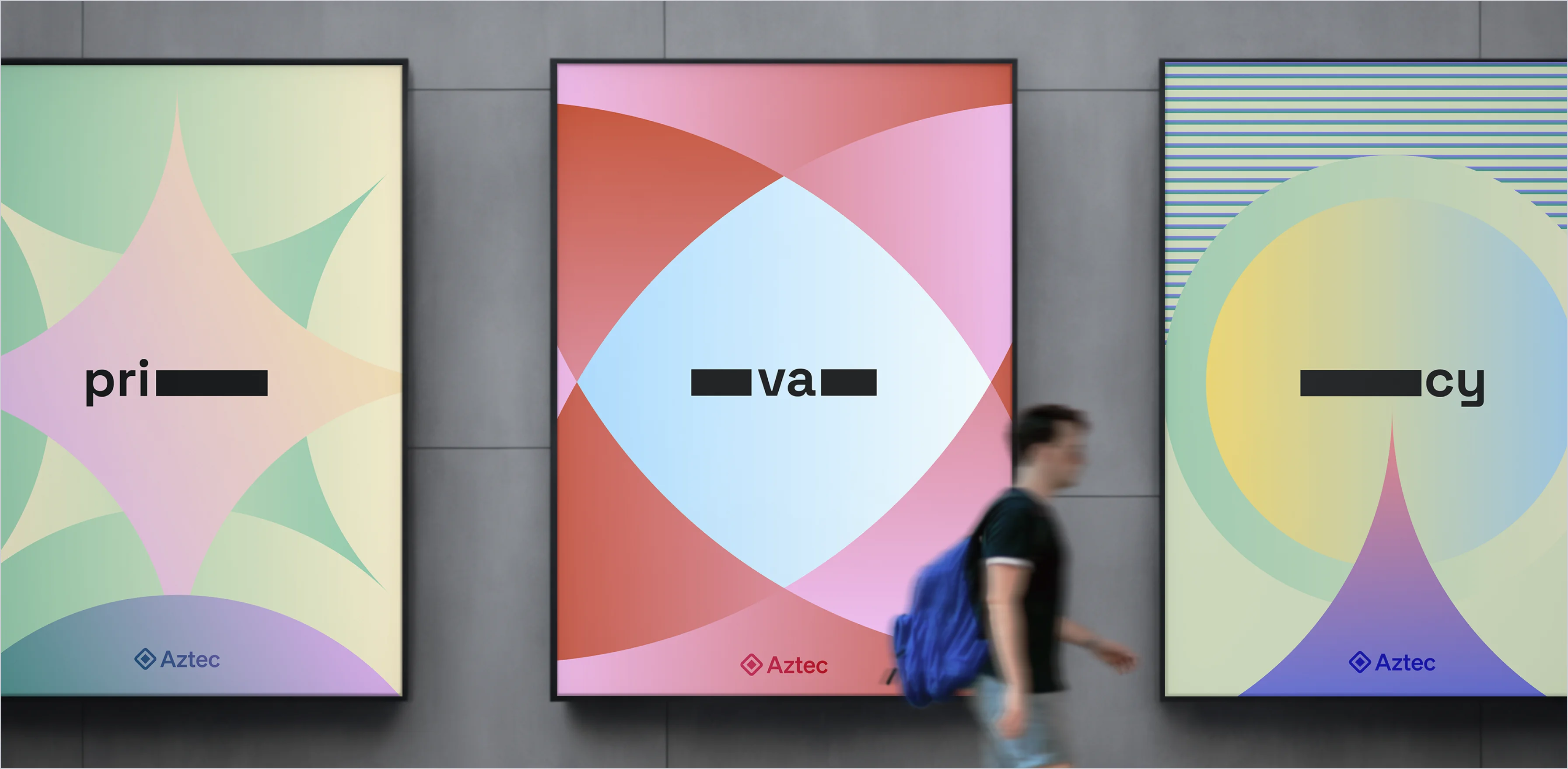 aztec privacy poster mockup