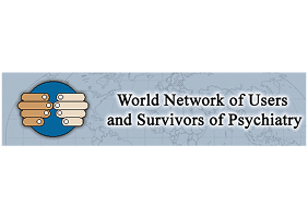 This is a map showing disability organizations around the world. World Network of Users and Survivors of Psychiatry represents 72 countries. Select this organization to access more information.