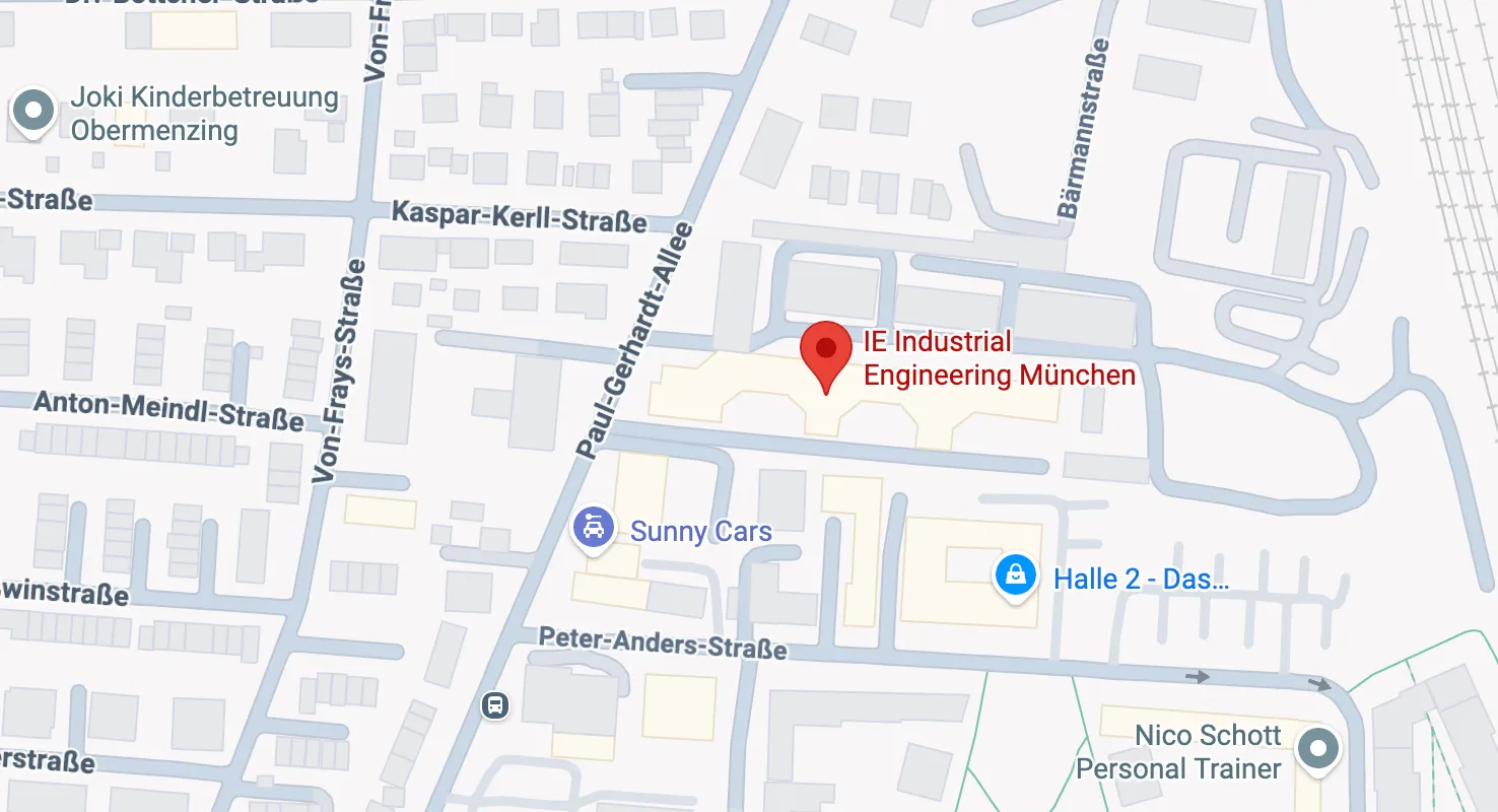 Lokalisation von IE Group München