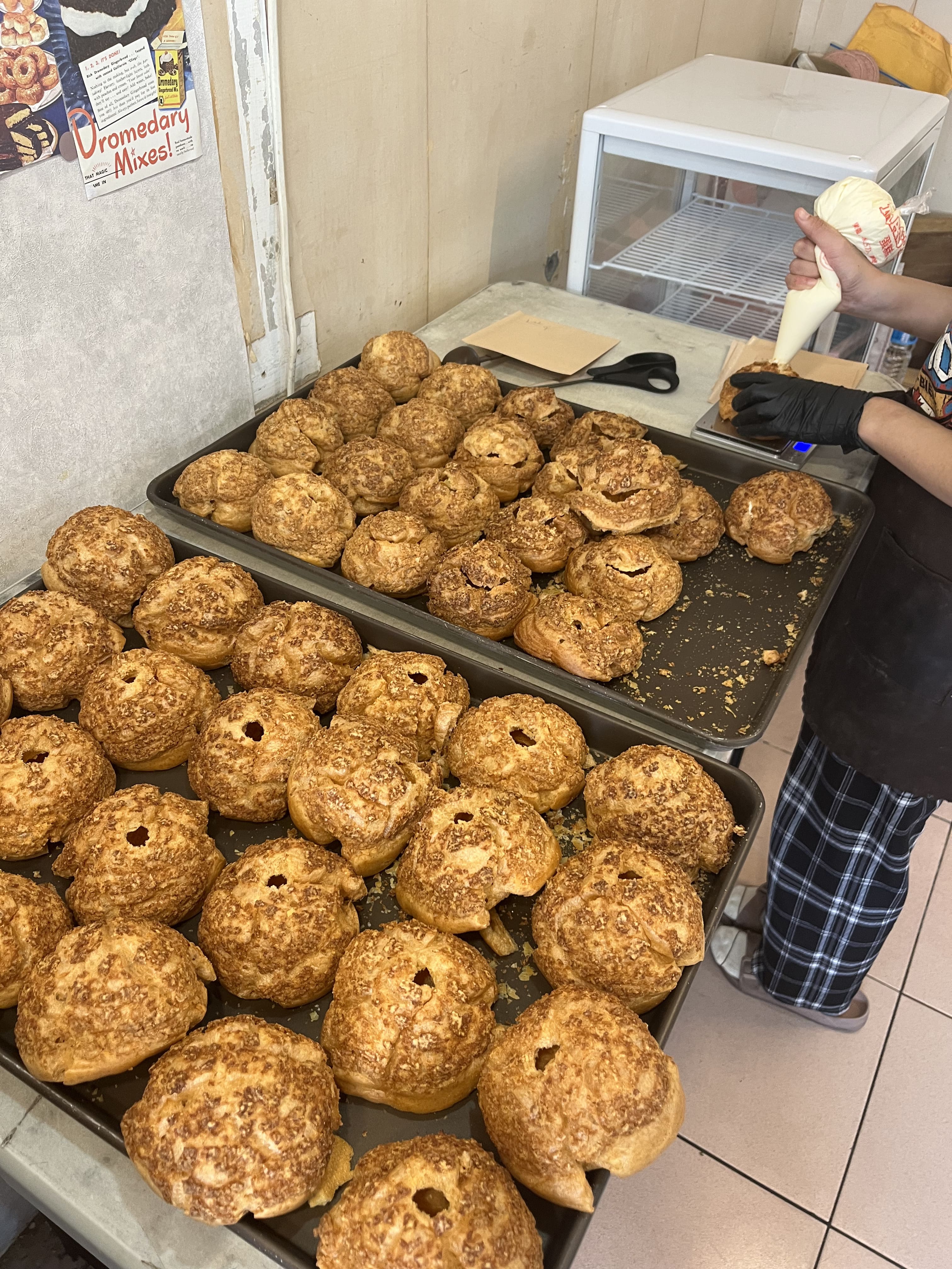 新鮮現擠手作的泡芙