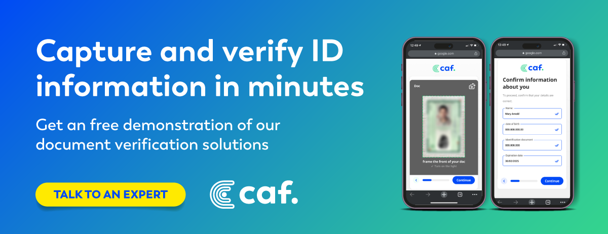 Capture and verify ID information in minutes
