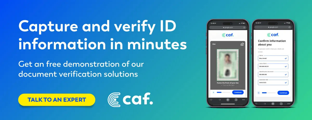 Capture and verify ID information in minutes
