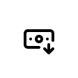 Icon of a banknote with a downward arrow indicating money outflow or payment.
