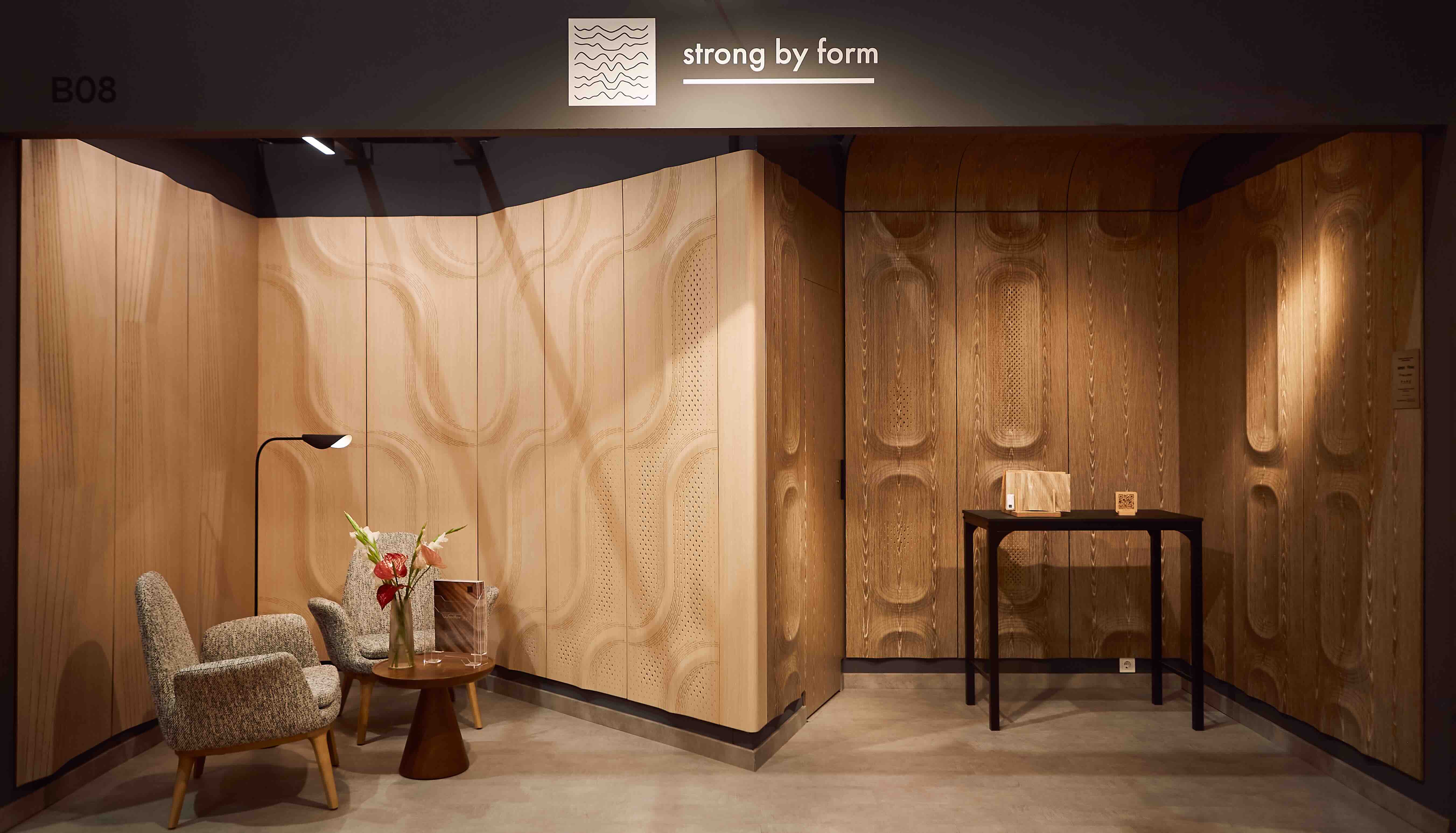 Strong by Form Showcases Woodflow-skin at Interihotel Madrid