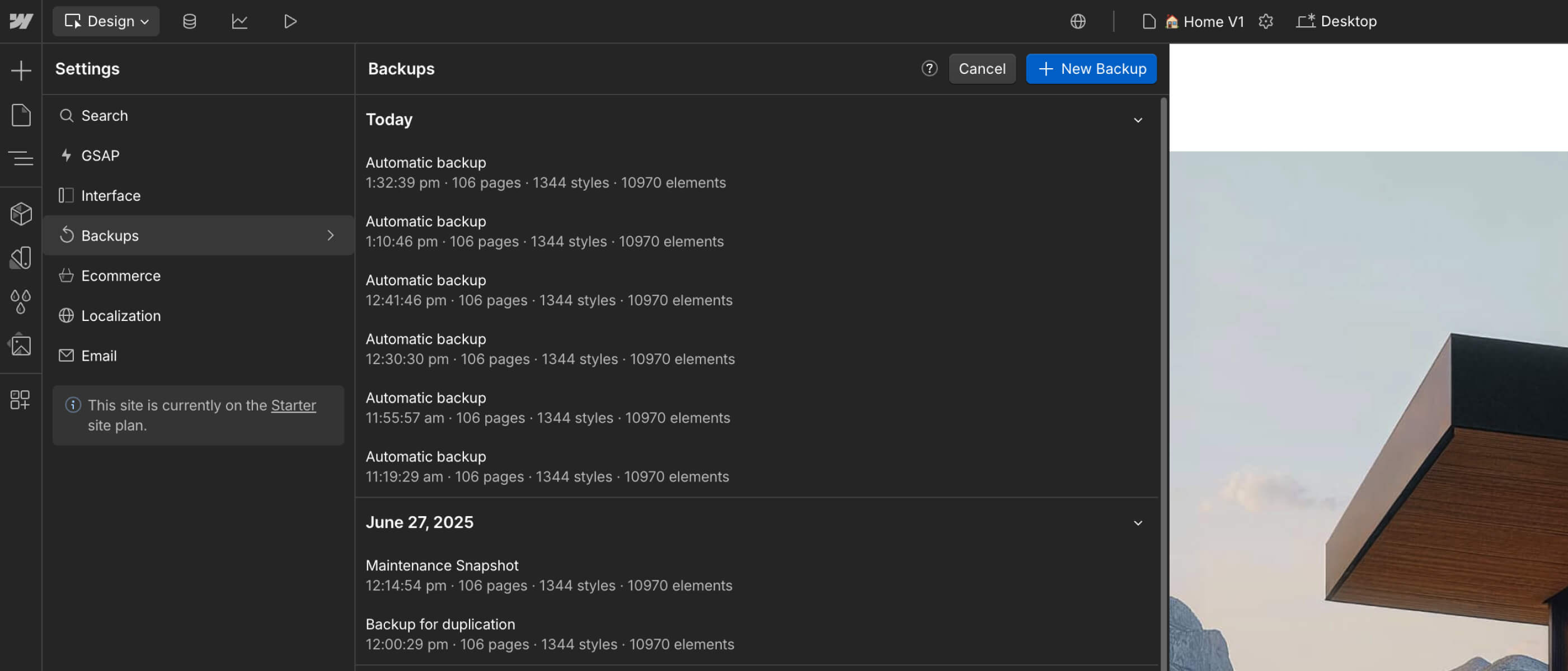 Backups - RealEstast Webflow Template