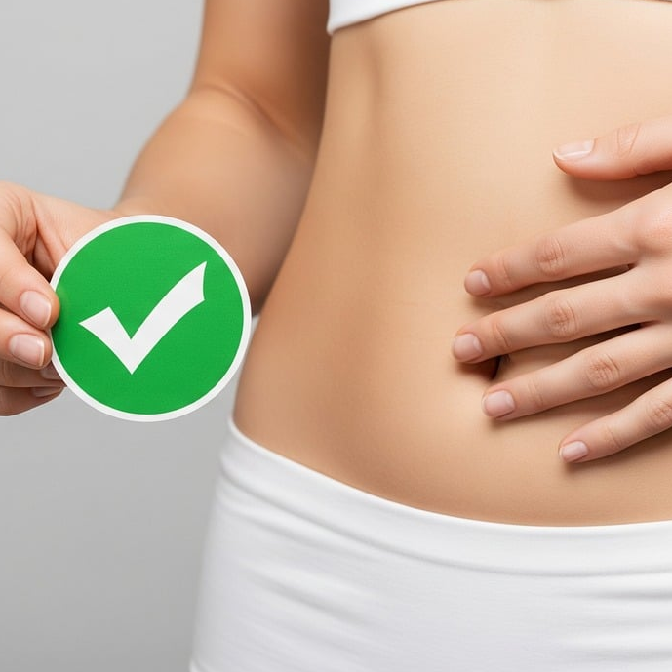 Eine Frau mit Darmproblemen