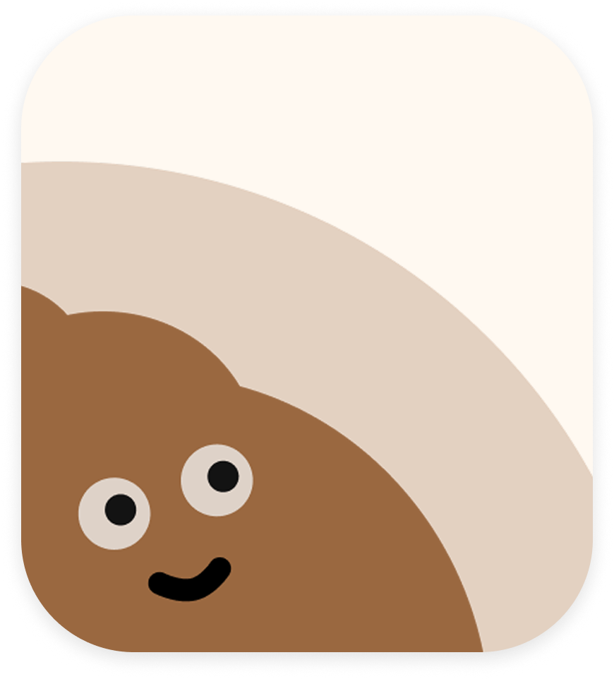 Lächelndes Stuhgang Icon