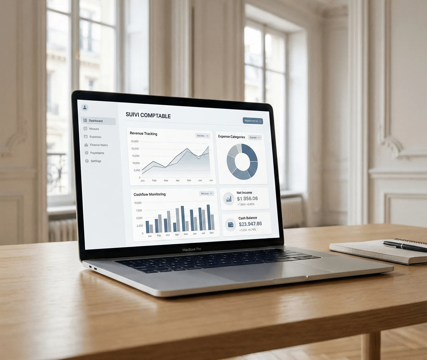 Outils de comptabilité et de gestion financière utilisés par AND Conseils