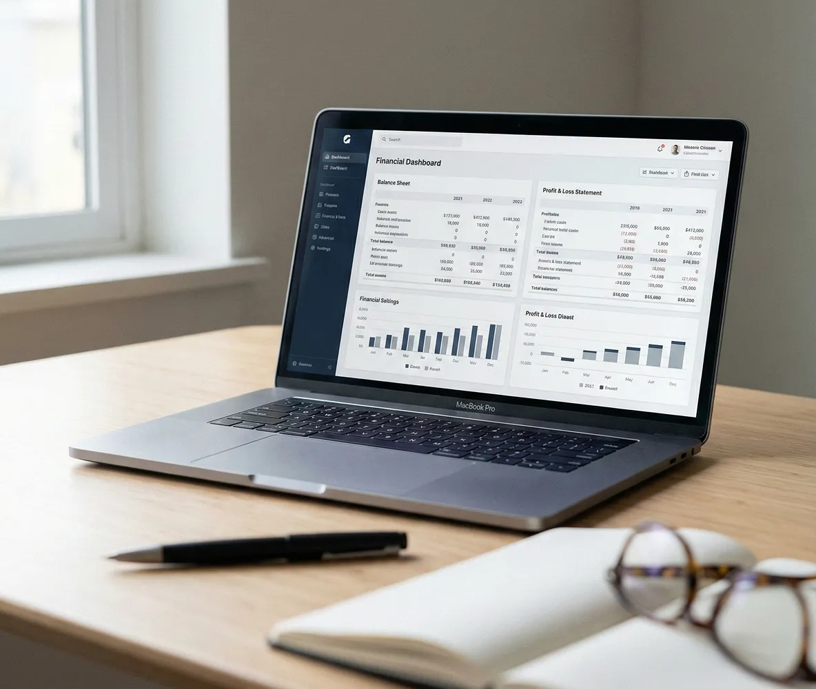 Image représentant le bilan et compte de résultat