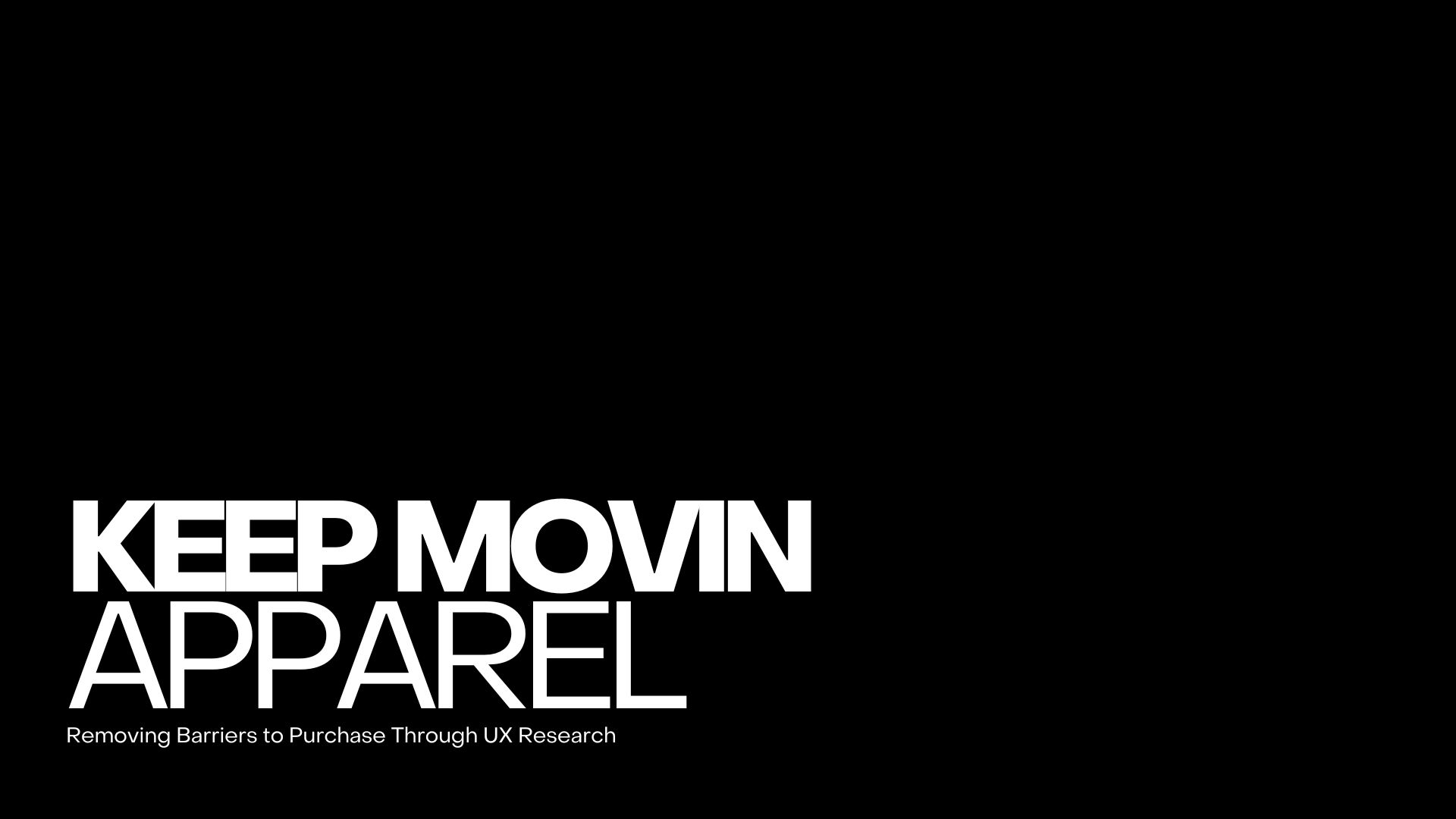 Keep Movin Apparel