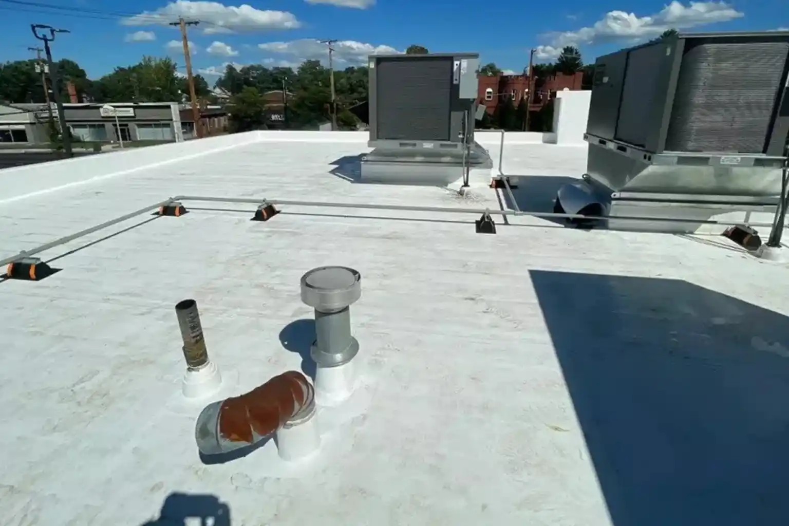 Commercial Flat Roof Repair in Columbus
